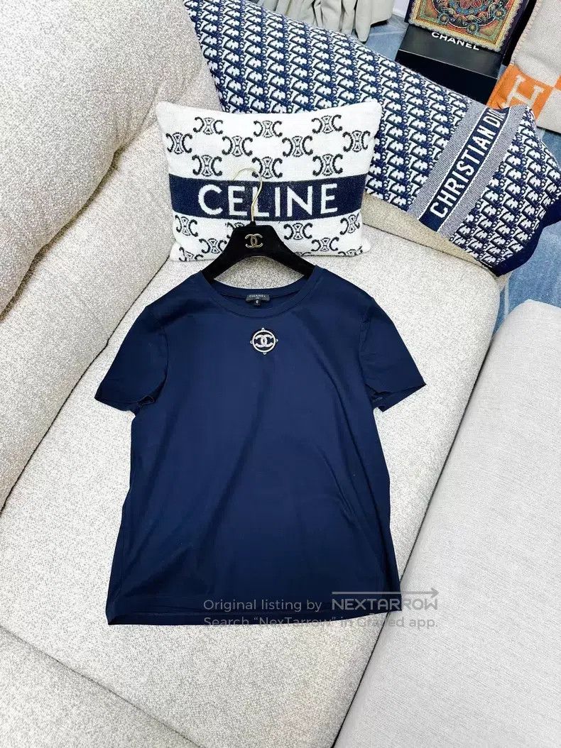 Chanel Chanel 20S Roof Series Dark Blue Double C Diamond Buckle R Size XXS / US 00 / IT 34 - 1 Thumbnail