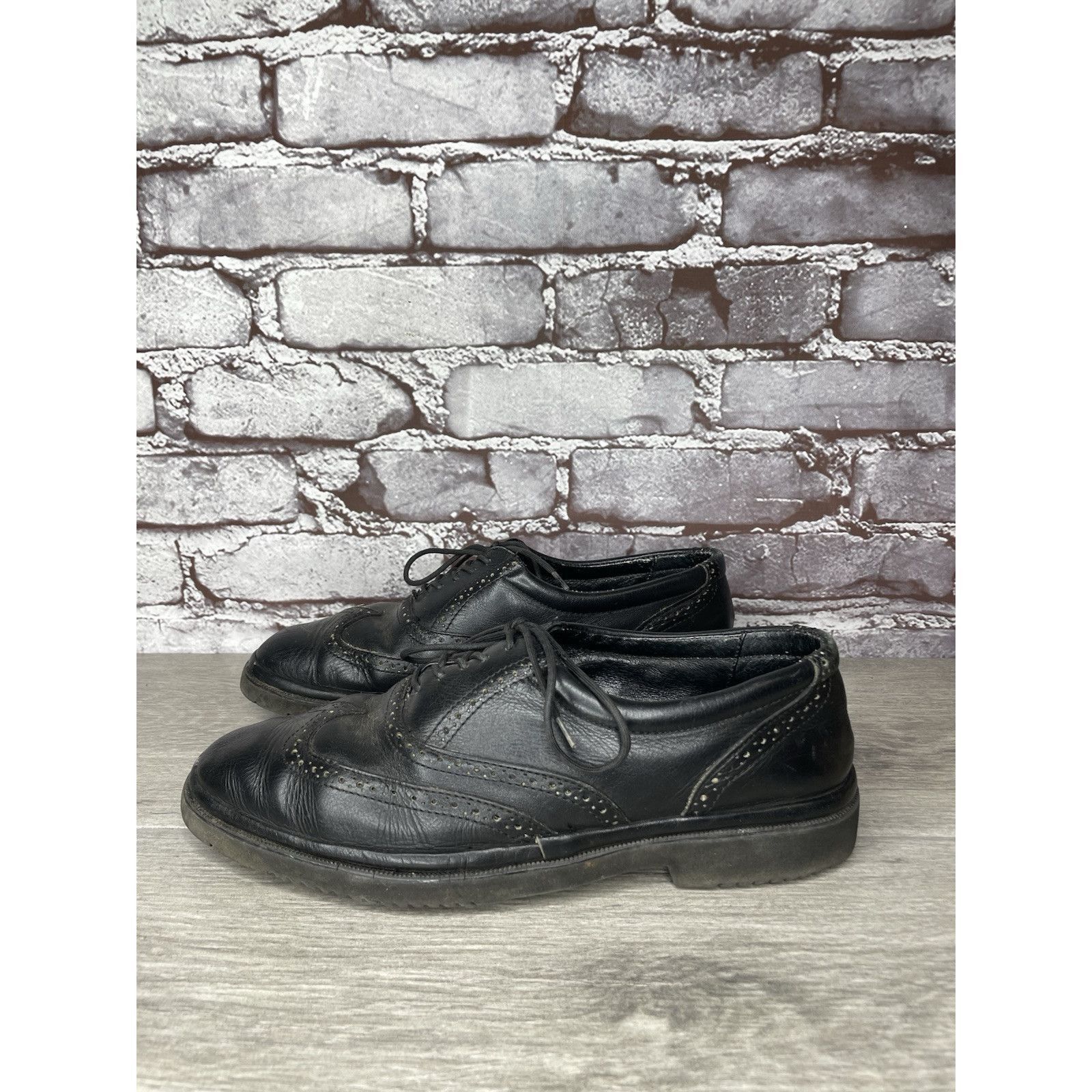 Other Jarking Classics Black Leather Lace Up Oxfords Shoes Men Sz Size US 6 / EU 39 - 23 Thumbnail
