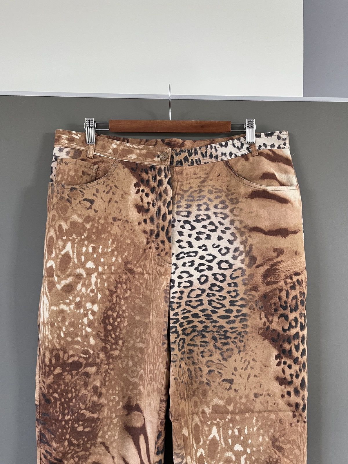Ferre × Gianfranco Ferre Gianfranco Ferre Leopard Pattern Print Pants Size US 38 / EU 54 - 5 Thumbnail