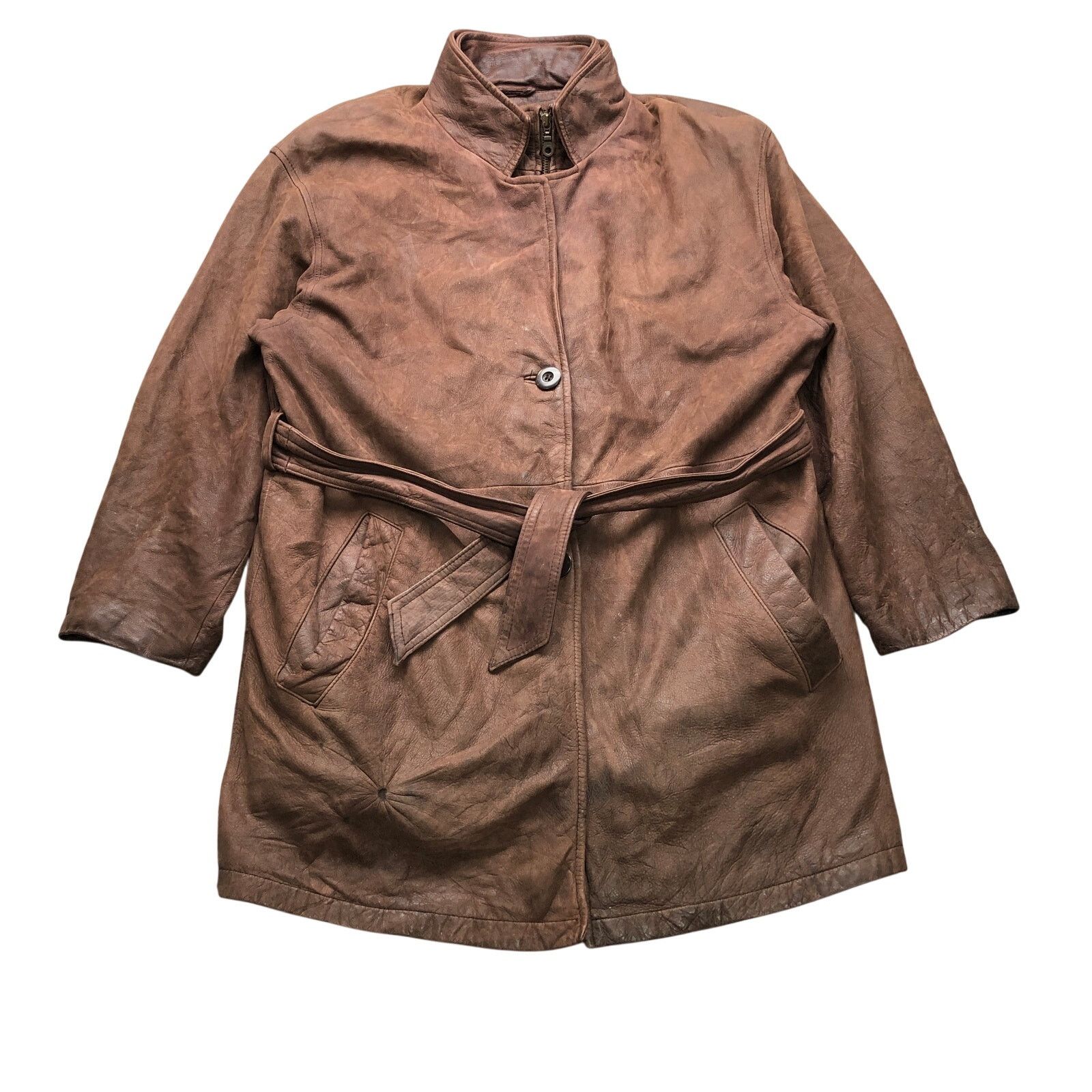 Wilsons Leather Vintage Wilsons Leather Adventure Bound Leather Coat Mens M Size US M / EU 48-50 / 2 - 1 Thumbnail
