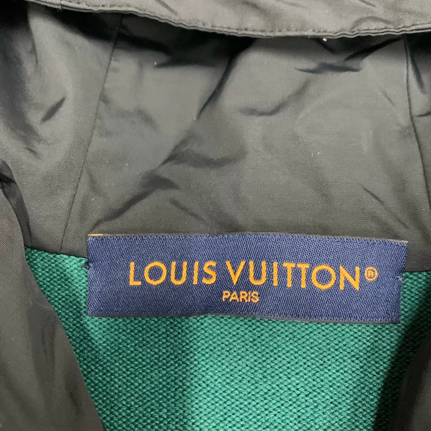 Louis Vuitton LV Color Blocked Black Green Zip-Up Jacket XL Size US XL / EU 56 / 4 - 4 Thumbnail