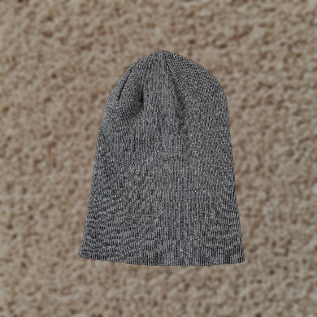 Vintage Lhs International Beanie Toque Unisex Adults One Size Gray Knit 100% Acrylic Ski Winter Hat/Casual/Travel/Workwear Popular Beanie Style Size ONE SIZE - 1 Thumbnail
