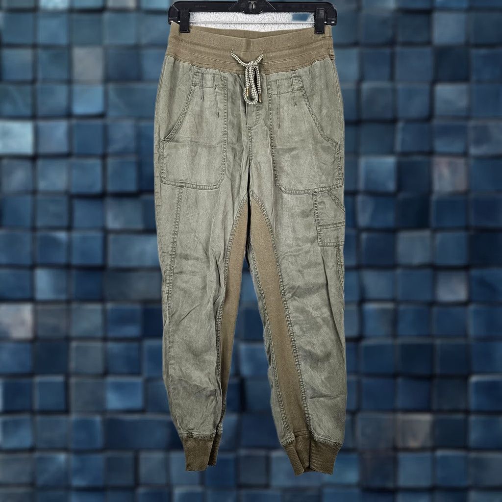 Anthropologie Anthropologie The Nomad Women’s Army Green Jogger XS Regular Color Green Size 26" / US 2 / IT 38 - 1 Thumbnail