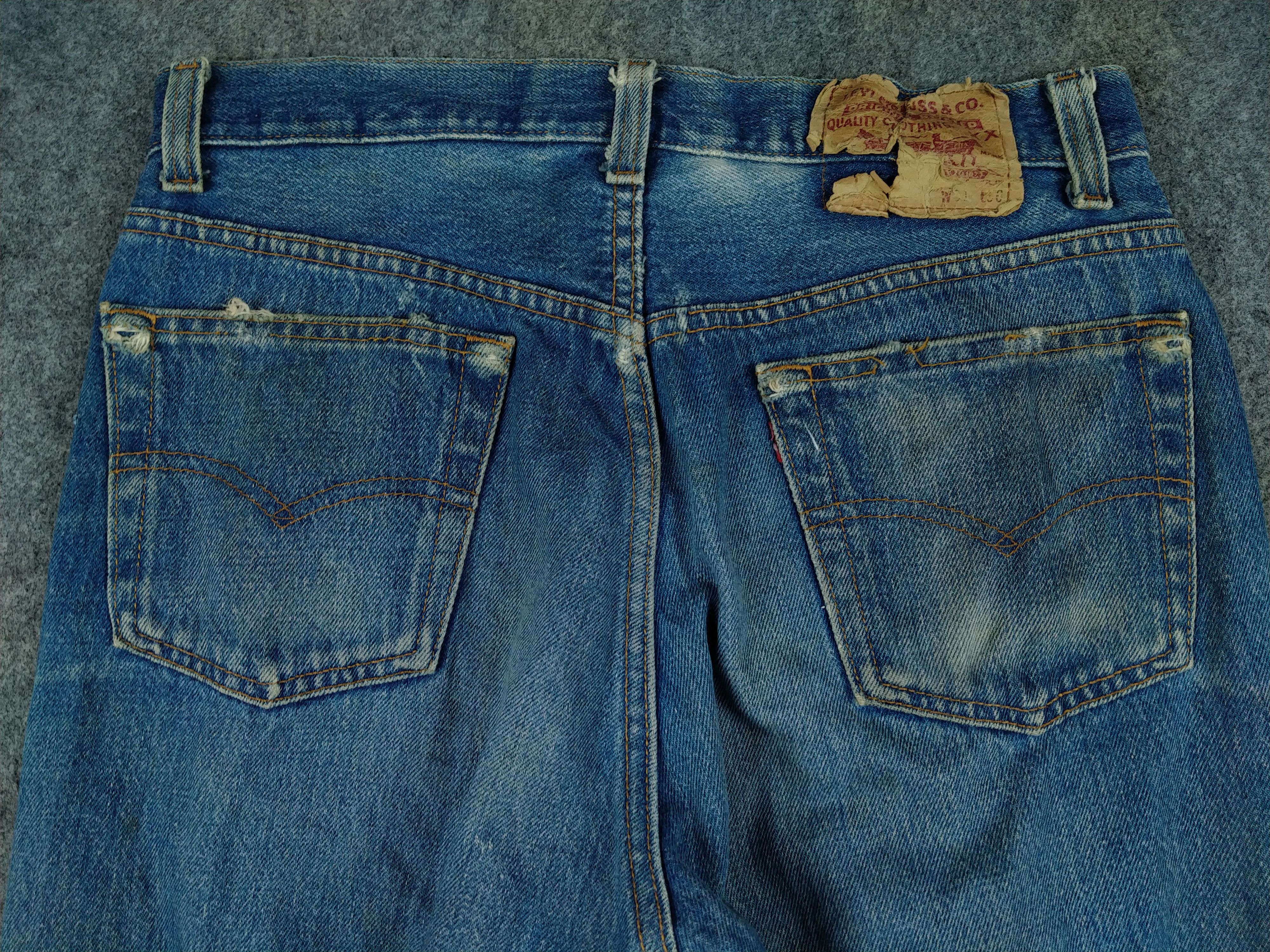 Levi's 90s Blue Wash Vintage Levi's 501 USA Denim 30x28.5 -JN815 Size US 30 / EU 46 - 4 Thumbnail