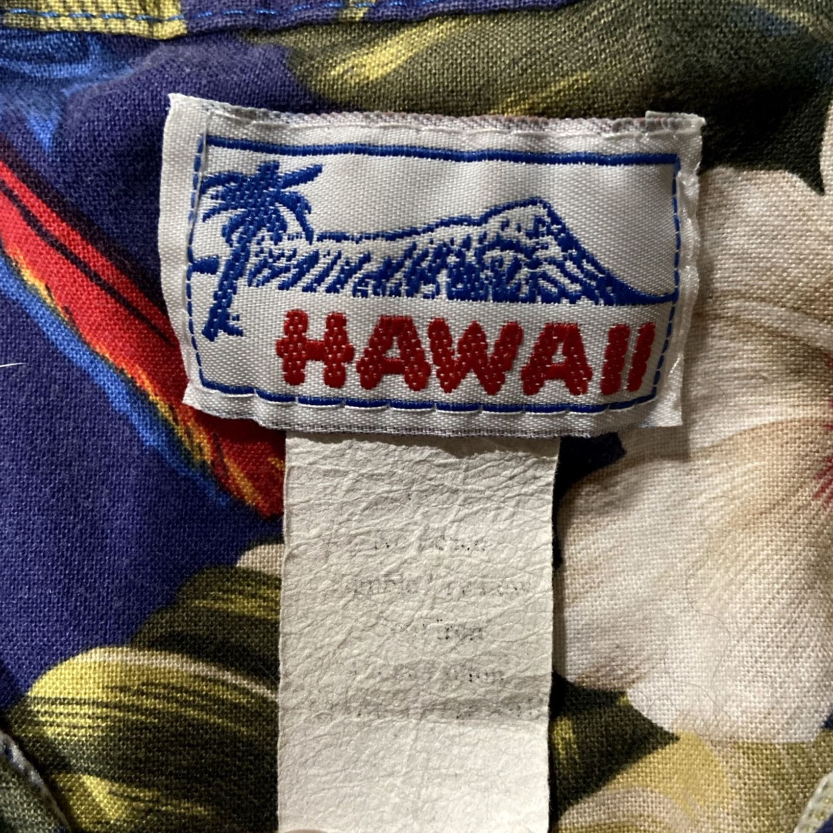 Vintage VINTAGE Hawaii Hawaiian Tropical Shirt Mens L Blue Cotton 100% Button-Up Short Sleeve Floral Cockatoo Macaw Hawaiian Theme Size US L / EU 52-54 / 3 - 6 Thumbnail