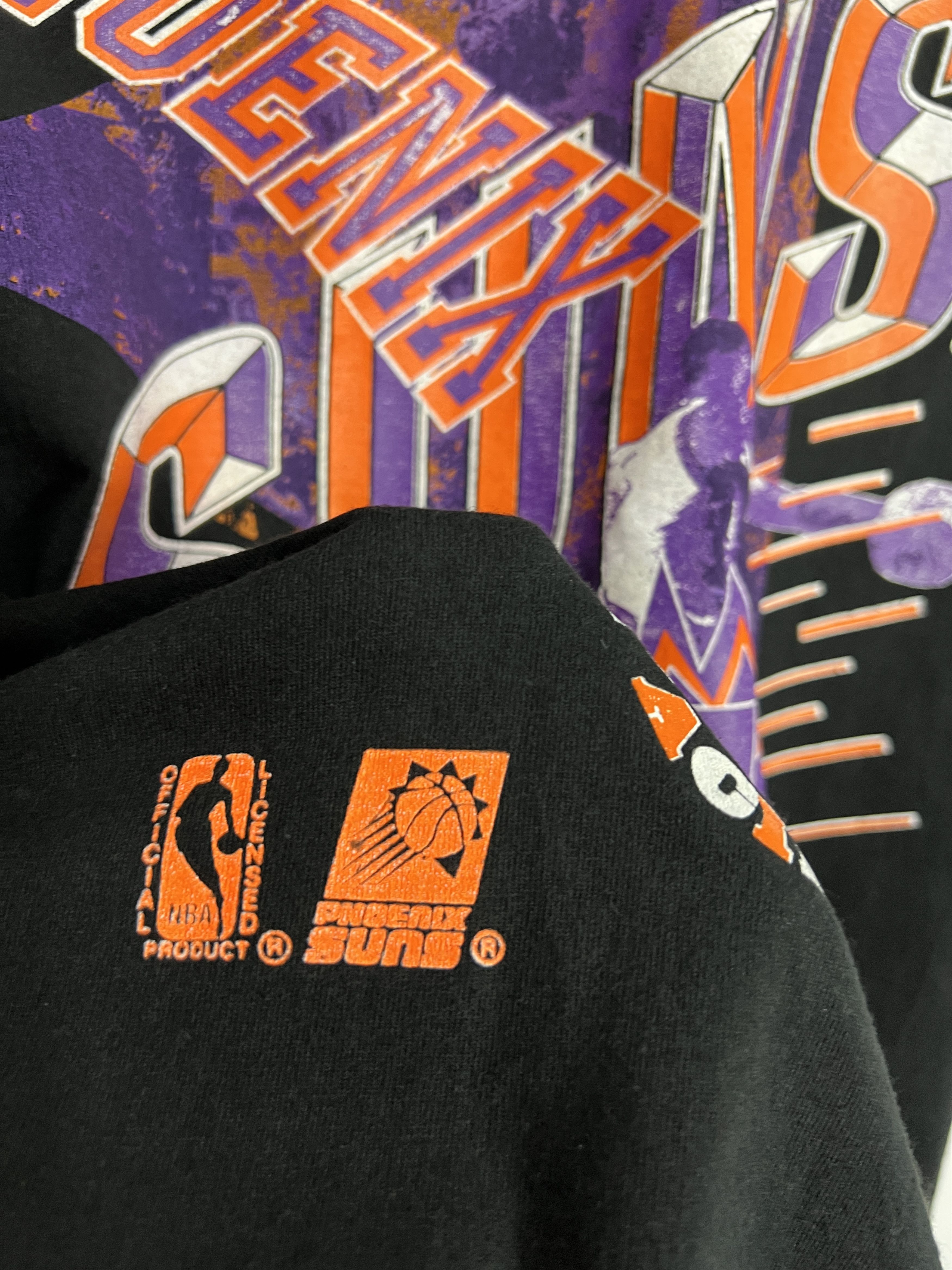 Vintage Phoenix Suns NBA Over Print Shirt Tee Jersey Rare Size US L / EU 52-54 / 3 - 5 Thumbnail