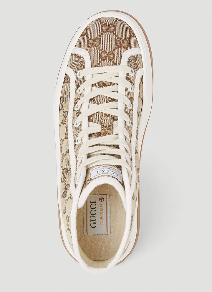 Gucci o1loc1c0326 Women's GG High Top Sneakers in Multicolor Size US 11 / IT 41 - 7 Thumbnail