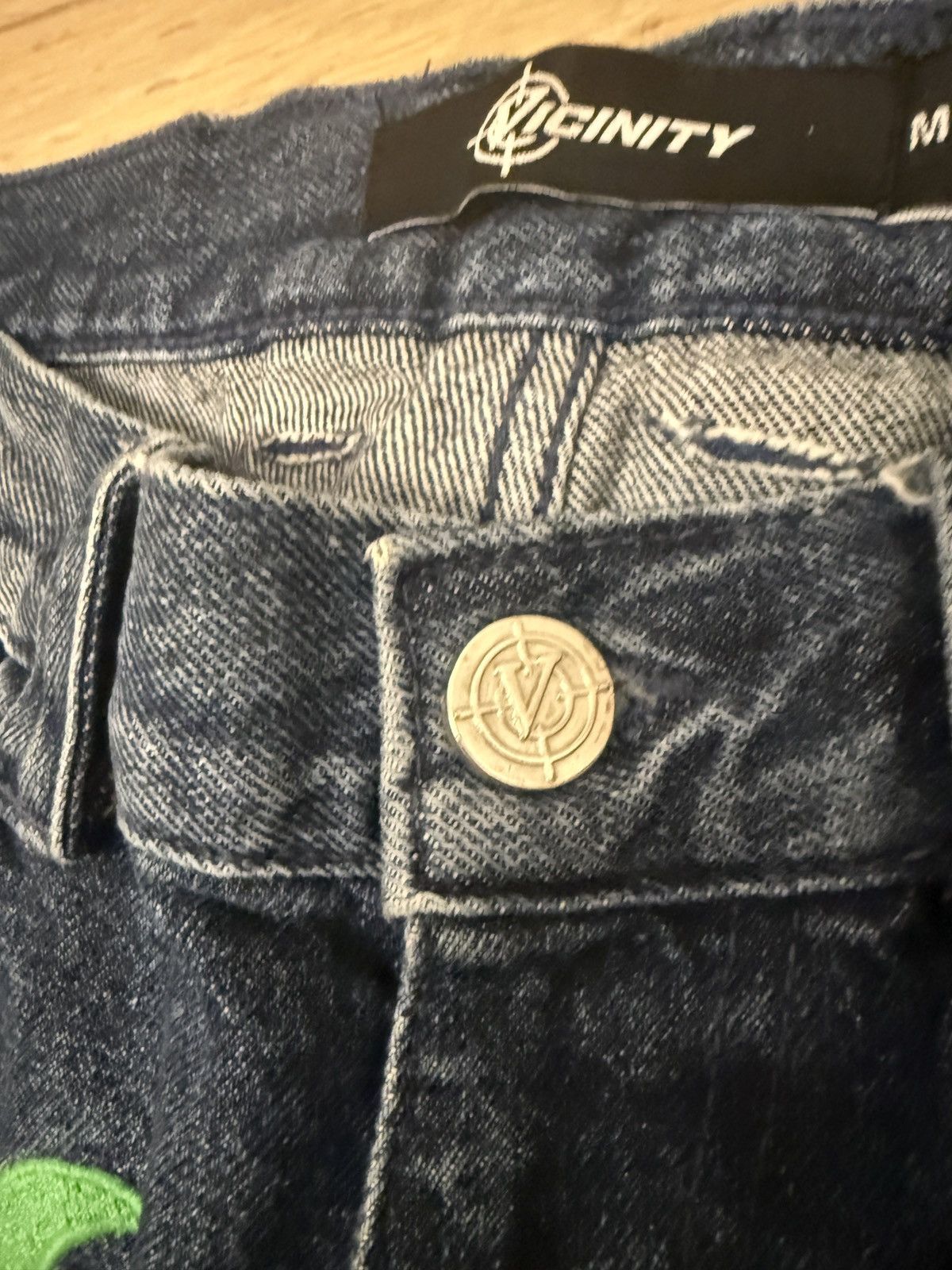 Other DENIM DARK BLUE / GREEN VICINITY Size US 32 / EU 48 - 3 Thumbnail