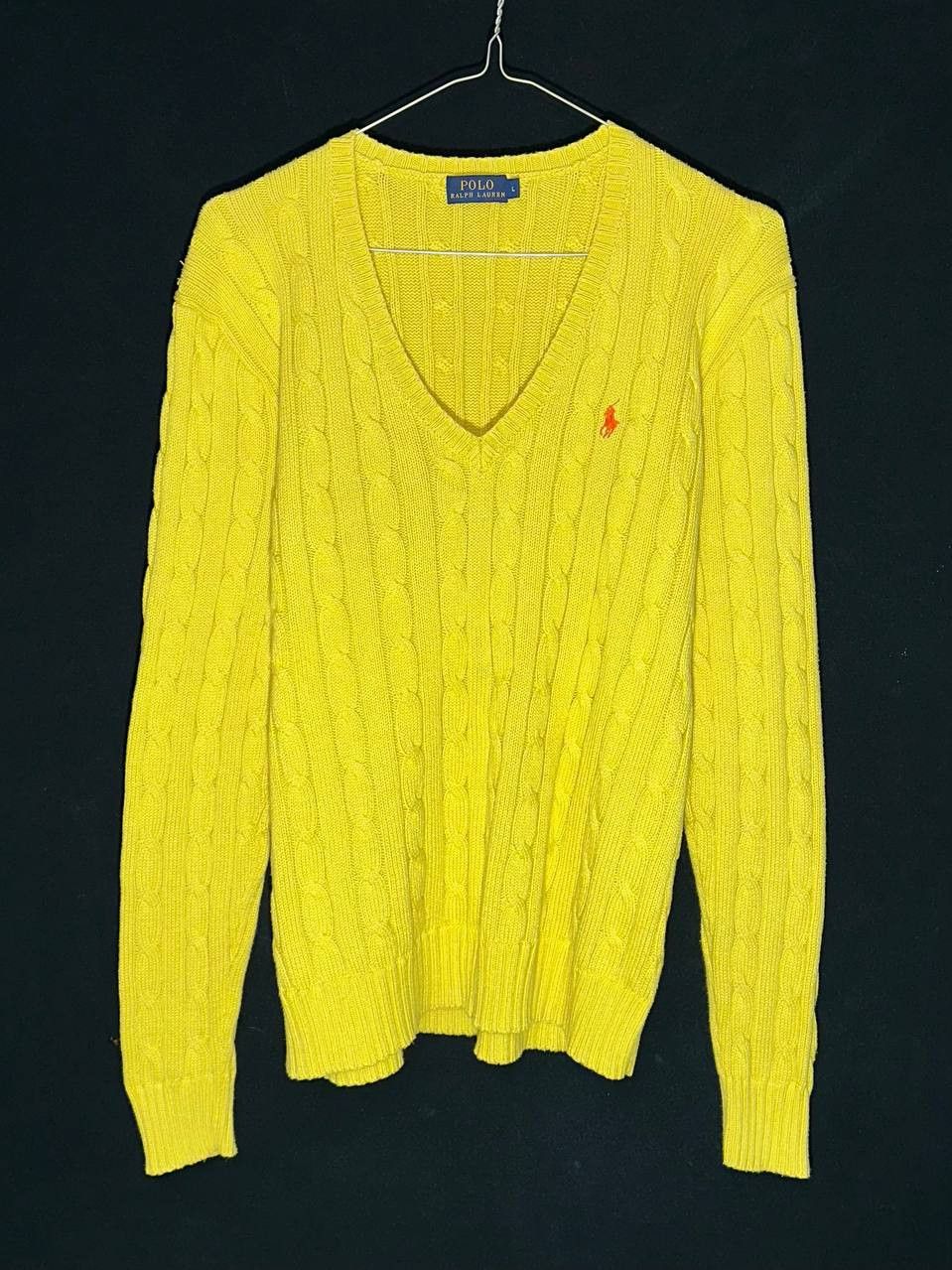 Polo Ralph Lauren Polo Ralph Lauren Sweater Cable-Knit Pullover Preppy classic Size L / US 10 / IT 46 - 1 Thumbnail