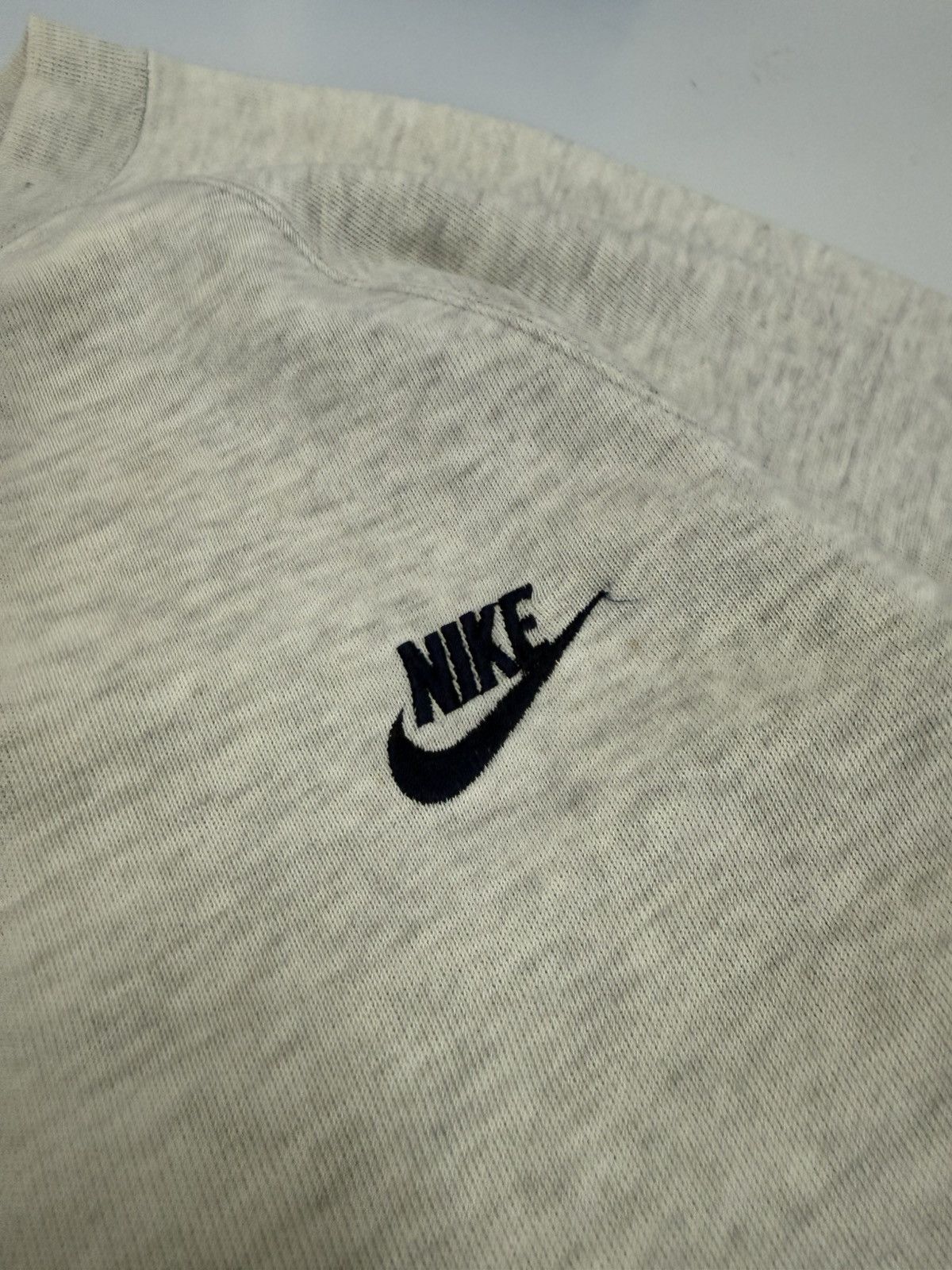 Nike 🔥 Japan 90s Nike Distressed Streetwear Sweat Embroided Logo Size US L / EU 52-54 / 3 - 8 Thumbnail