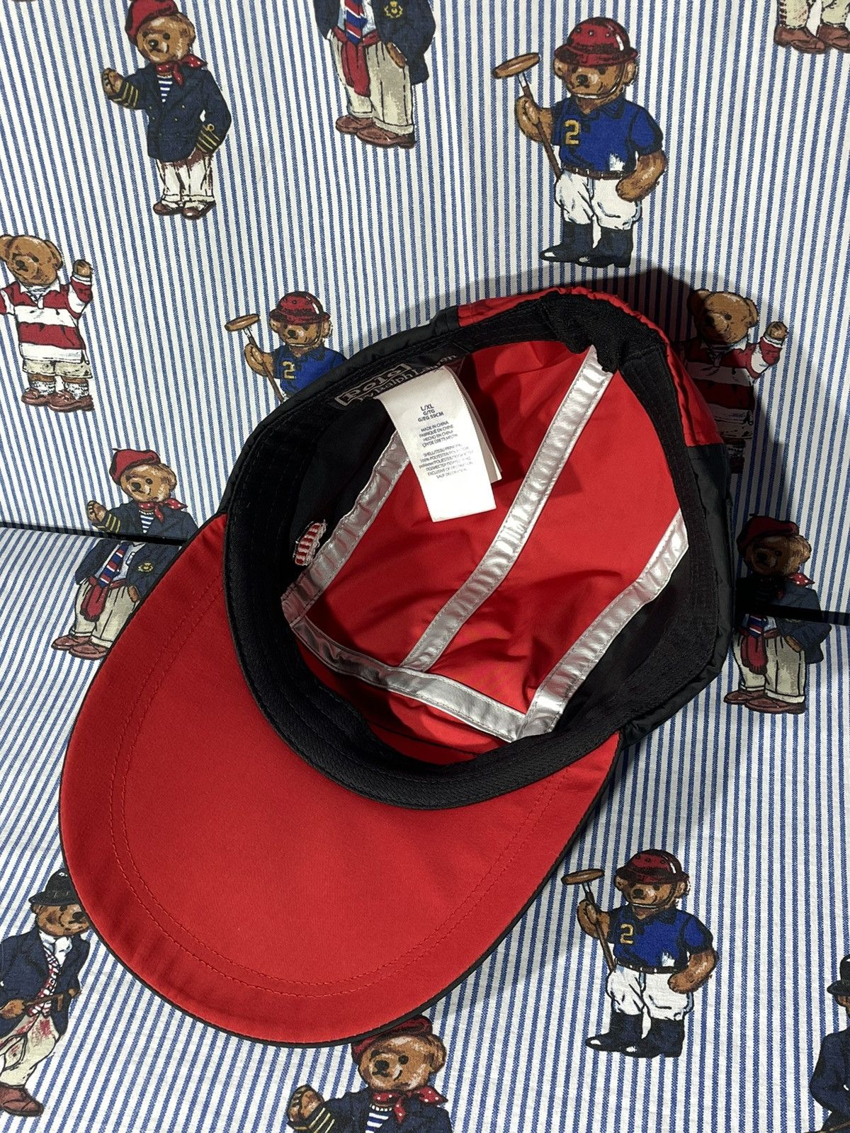 Polo Ralph Lauren × RRL Ralph Lauren × Ralph Lauren Long Bill Hat Polo Stadium 1992 Size ONE SIZE - 15 Thumbnail