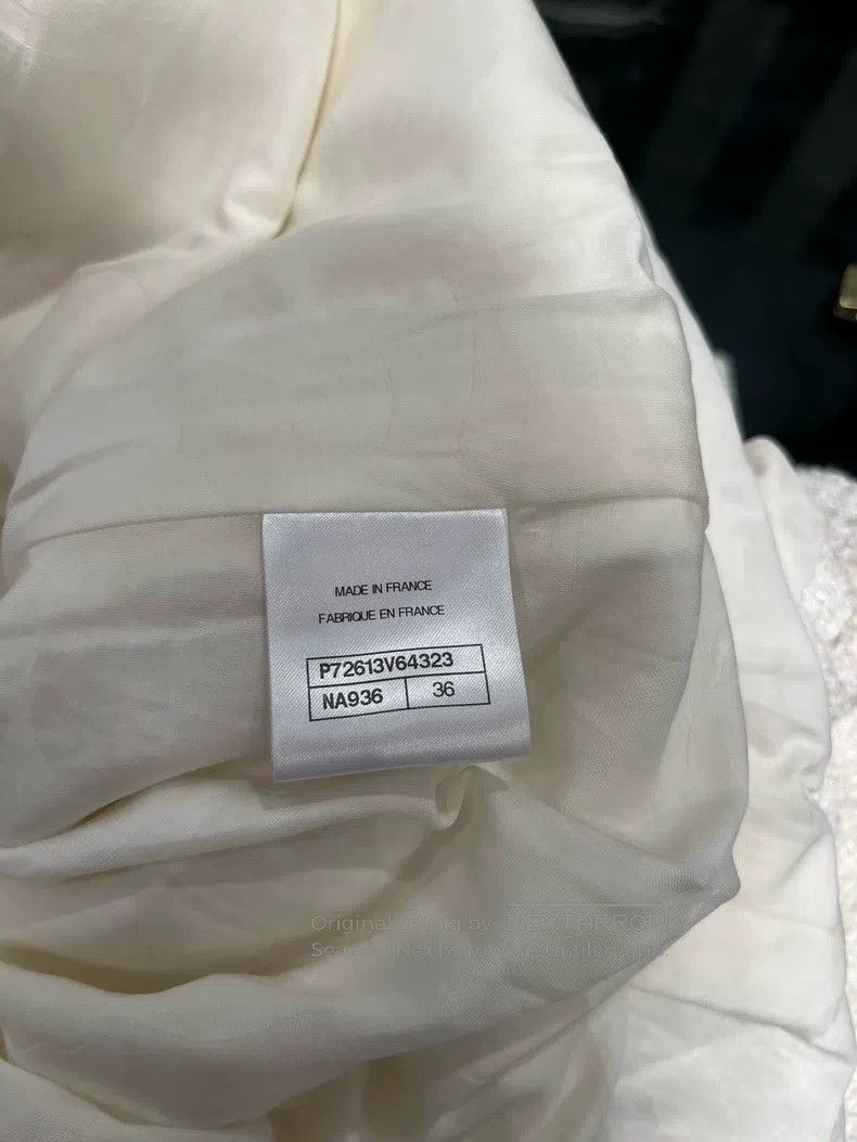Chanel Chanel 22S white tweed coat Size XS / US 0-2 / IT 36-38 - 5 Thumbnail