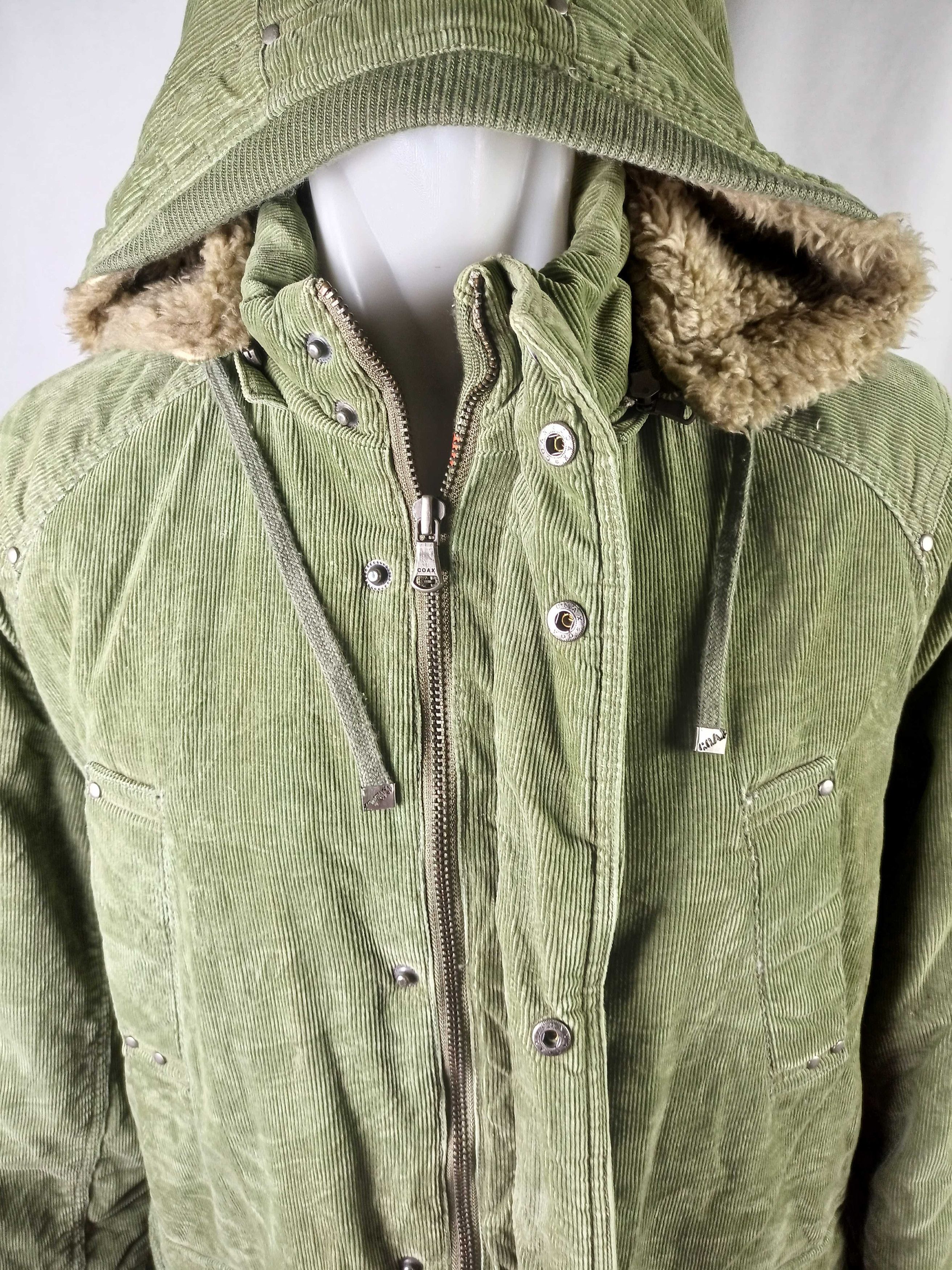 Other C.O.A.X Fur Corduroy Removable Hoodie Jacket Size US XL / EU 56 / 4 - 4 Thumbnail