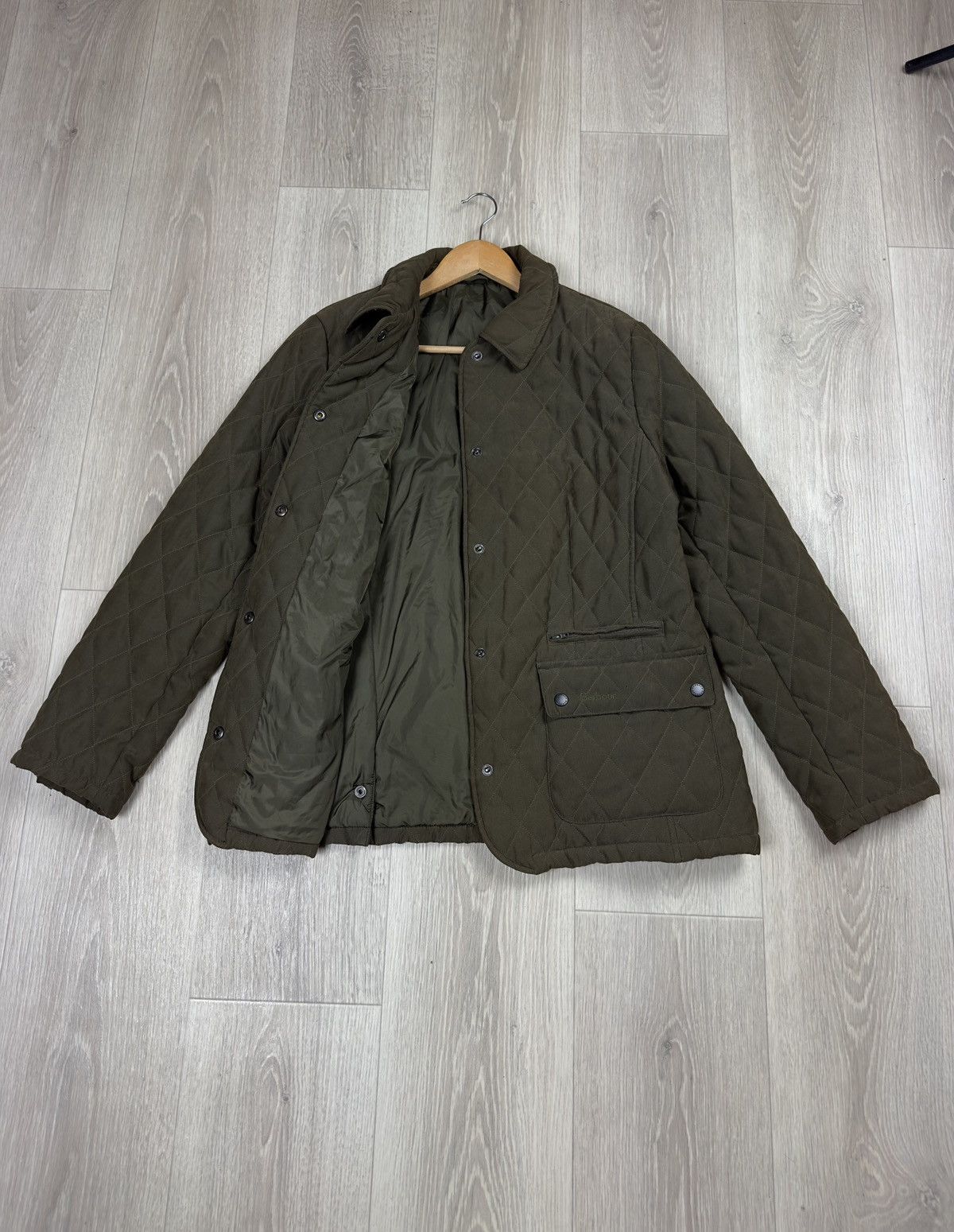Barbour Vintage Barbour Cynthia Micro Fibre Quilt Jacket Size US 12 Size XL / US 12-14 / IT 48-50 - 8 Thumbnail