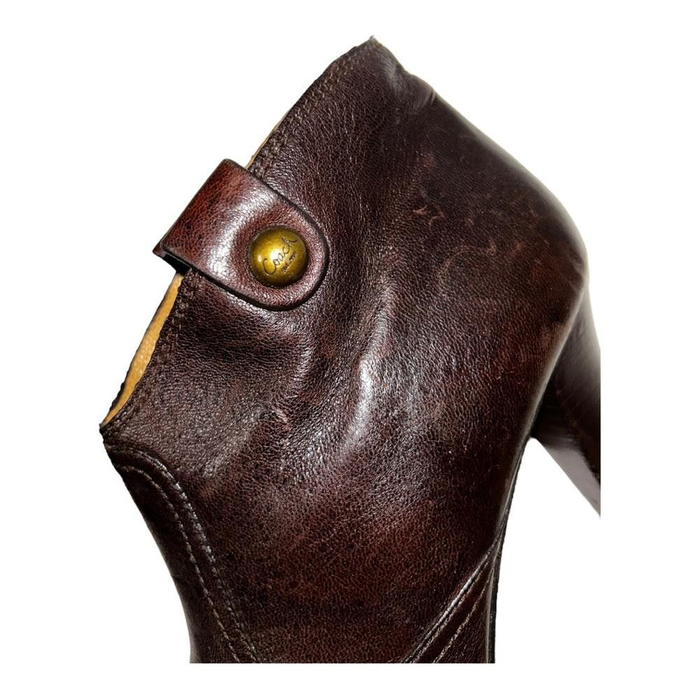 Coach Coach l Aliza Brown Leather Heeled Bootie Size 7 Size US 7 / IT 37 - 7 Thumbnail