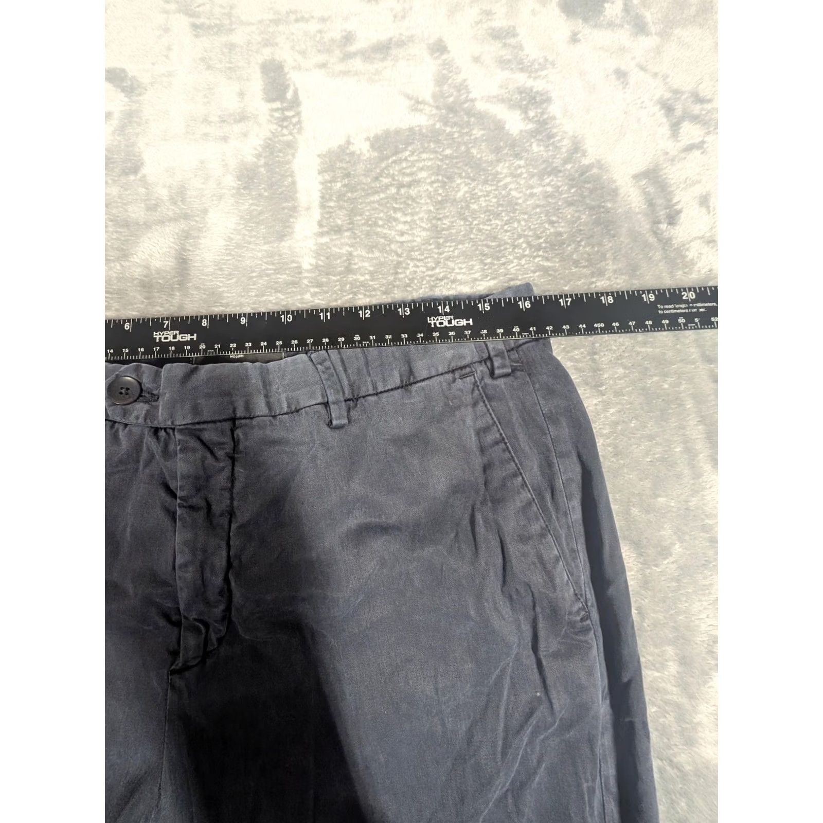 Saks Fifth Avenue Saks Fifth Avenue Pants Mens 34x32 Gray Modern Slim Chino Stretch Casual Italy Pants Mens 34 Gray Slim Modern 90s? Size US 34 / EU 50 - 2 Thumbnail