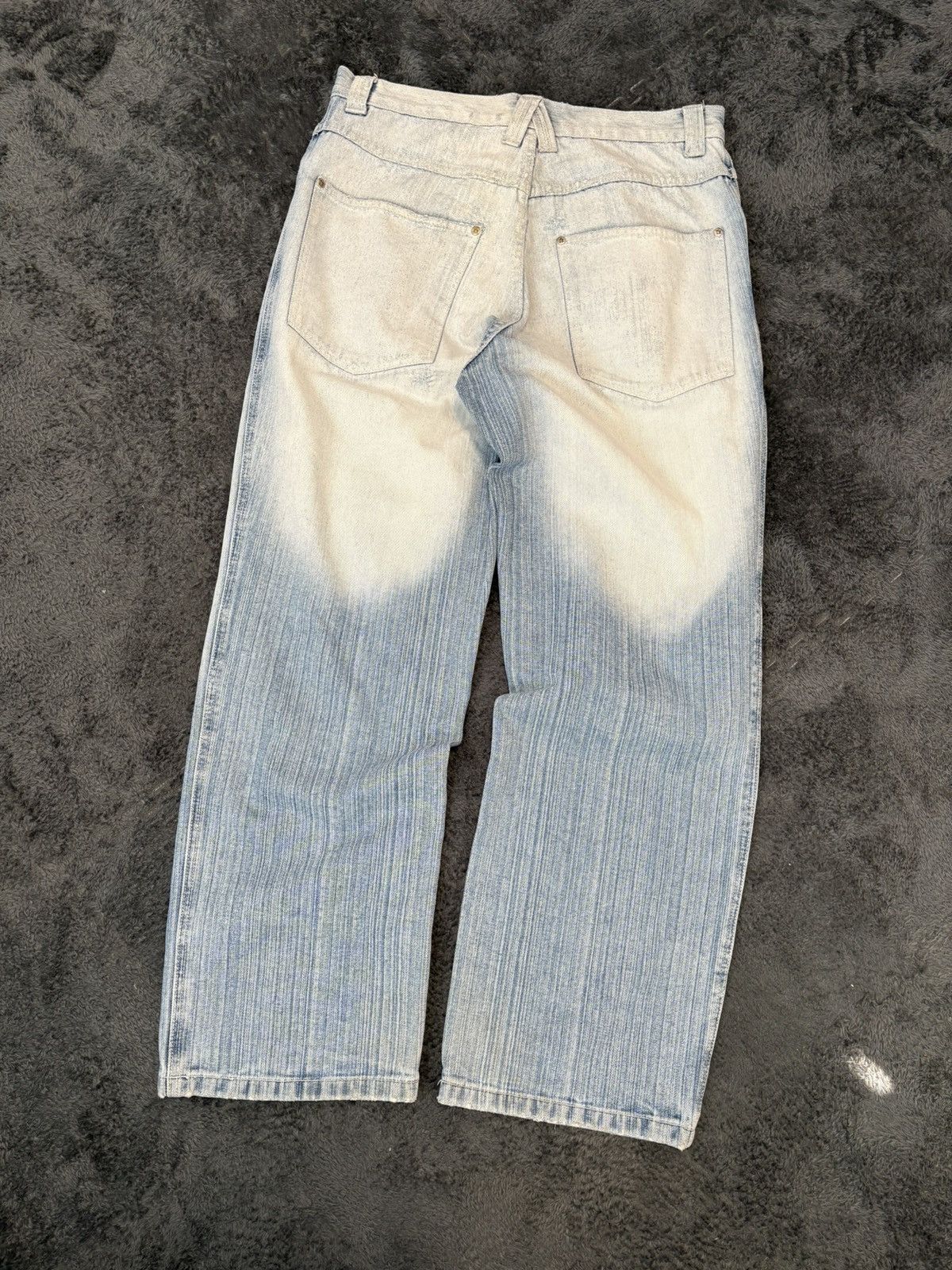 Japanese Brand Rare 2000s Baggy Y2K Vintage Distressed Jeans Size US 32 / EU 48 - 11 Thumbnail
