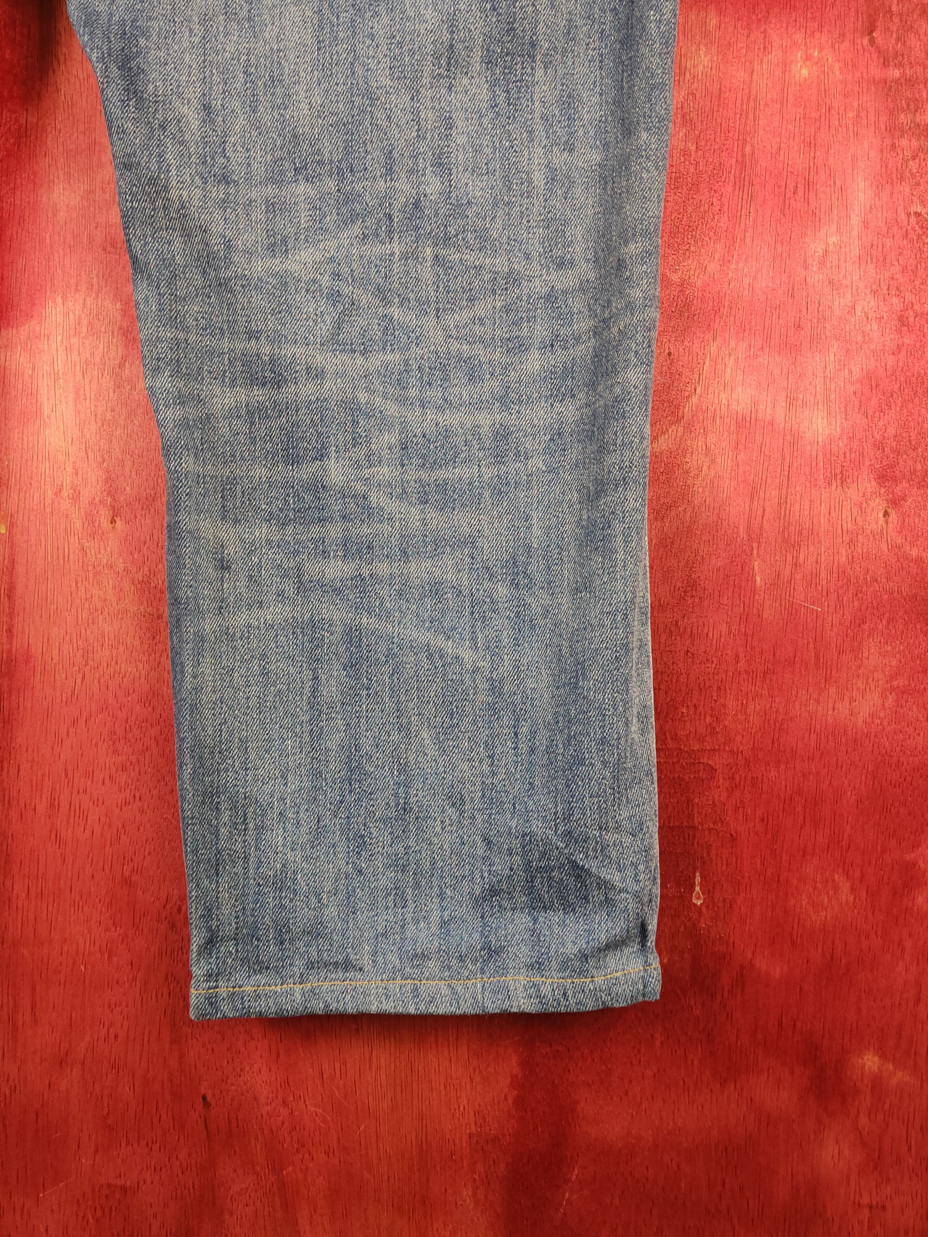 Japanese Brand Uniqlo Blue Distressed Ripped Jeans #S2144 Size US 38 / EU 54 - 11 Thumbnail