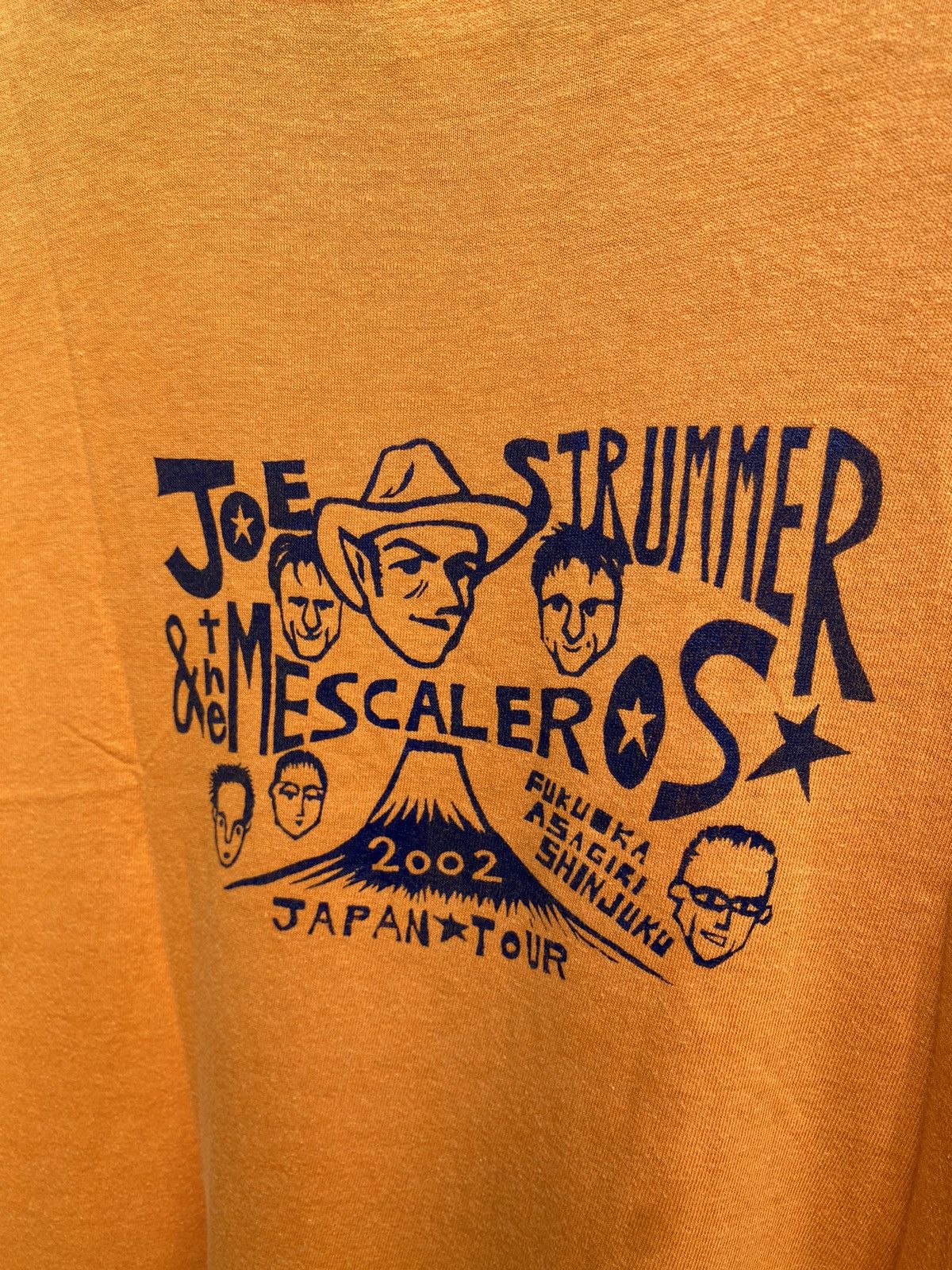 Band Tees Vintage Joe Strummer Last Japan Tour 2002 Tee Size US L / EU 52-54 / 3 - 4 Thumbnail