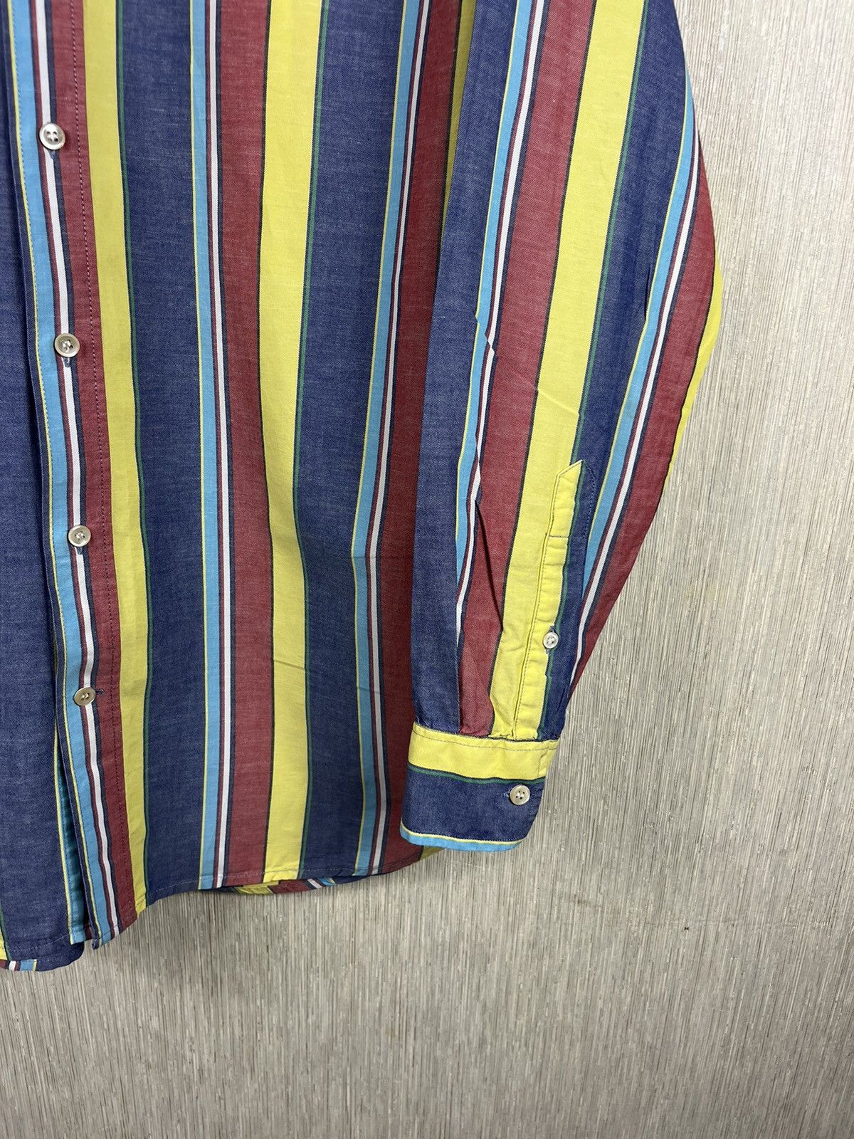 Acne Studios × Our Legacy Our Legacy 1980-81 Panama Lino linen striped nerd shirt y2k Size US M / EU 48-50 / 2 - 6 Thumbnail