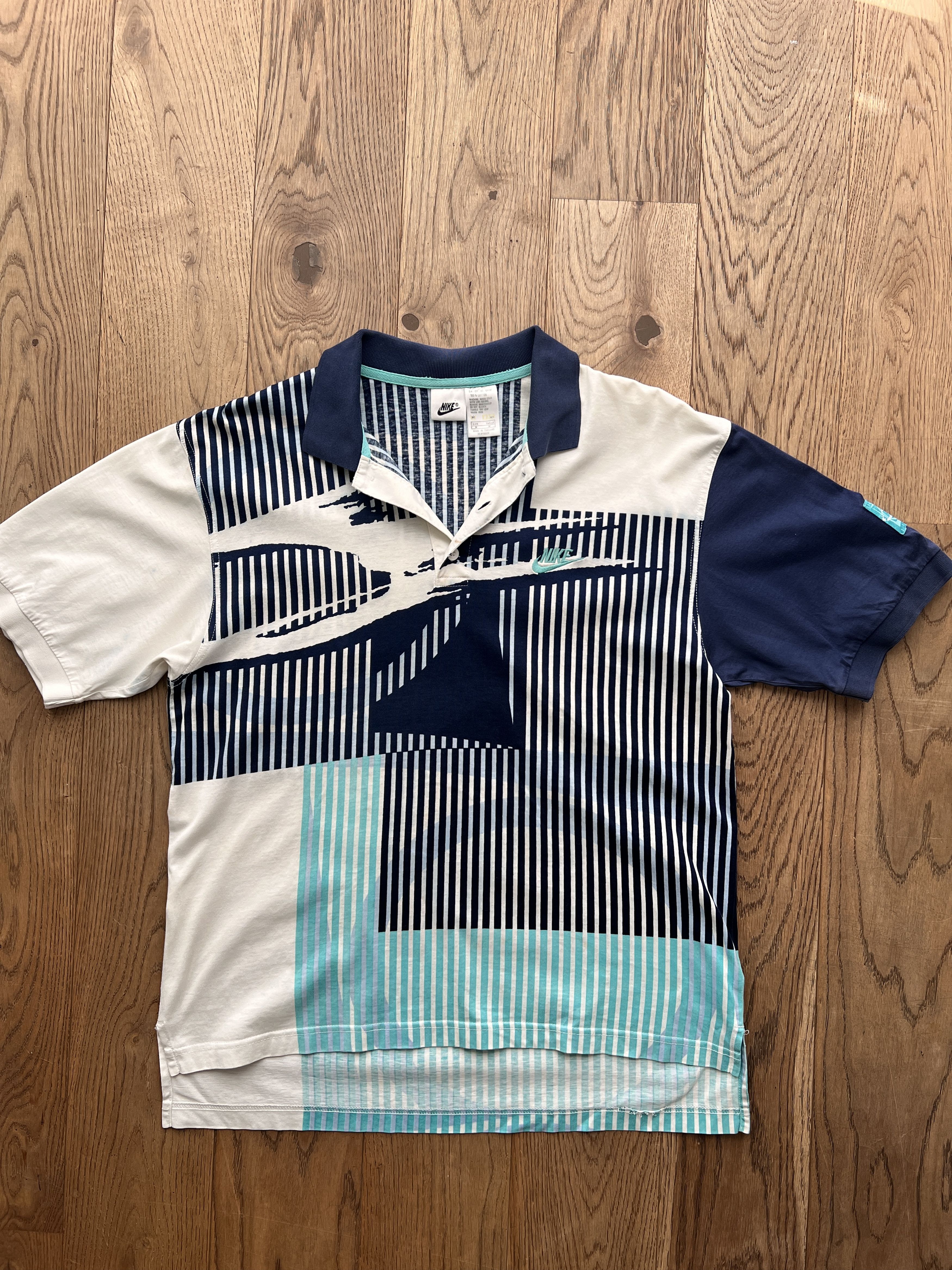 Nike ARCHIVE 1990s NIKE CHALLENGE COURT POLO SHIRT ANDRE AGASSI Size US M / EU 48-50 / 2 - 1 Thumbnail