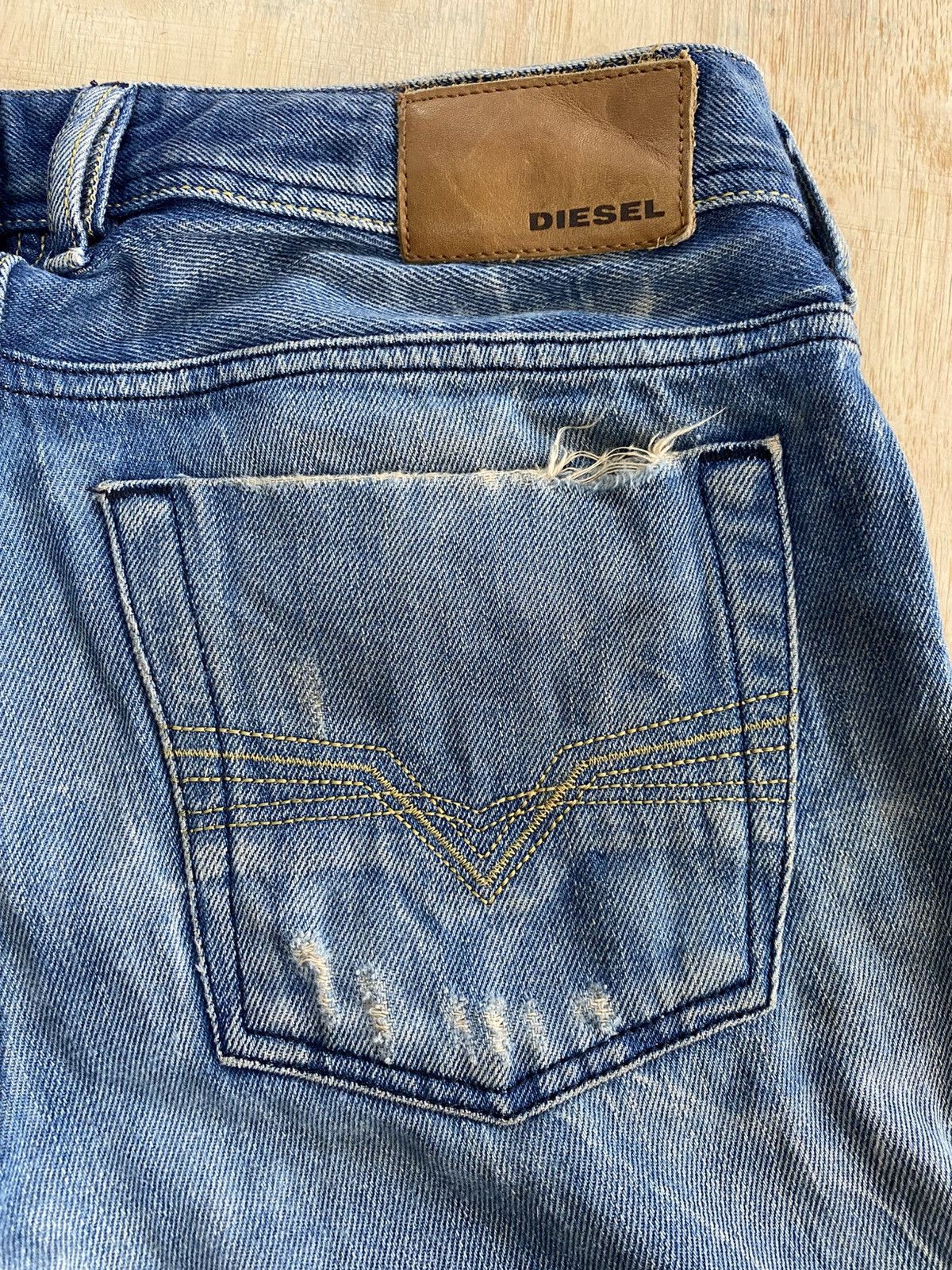Diesel Diesel Blue Eyecons 2010/2 Distressed Jeans Size US 32 / EU 48 - 6 Thumbnail