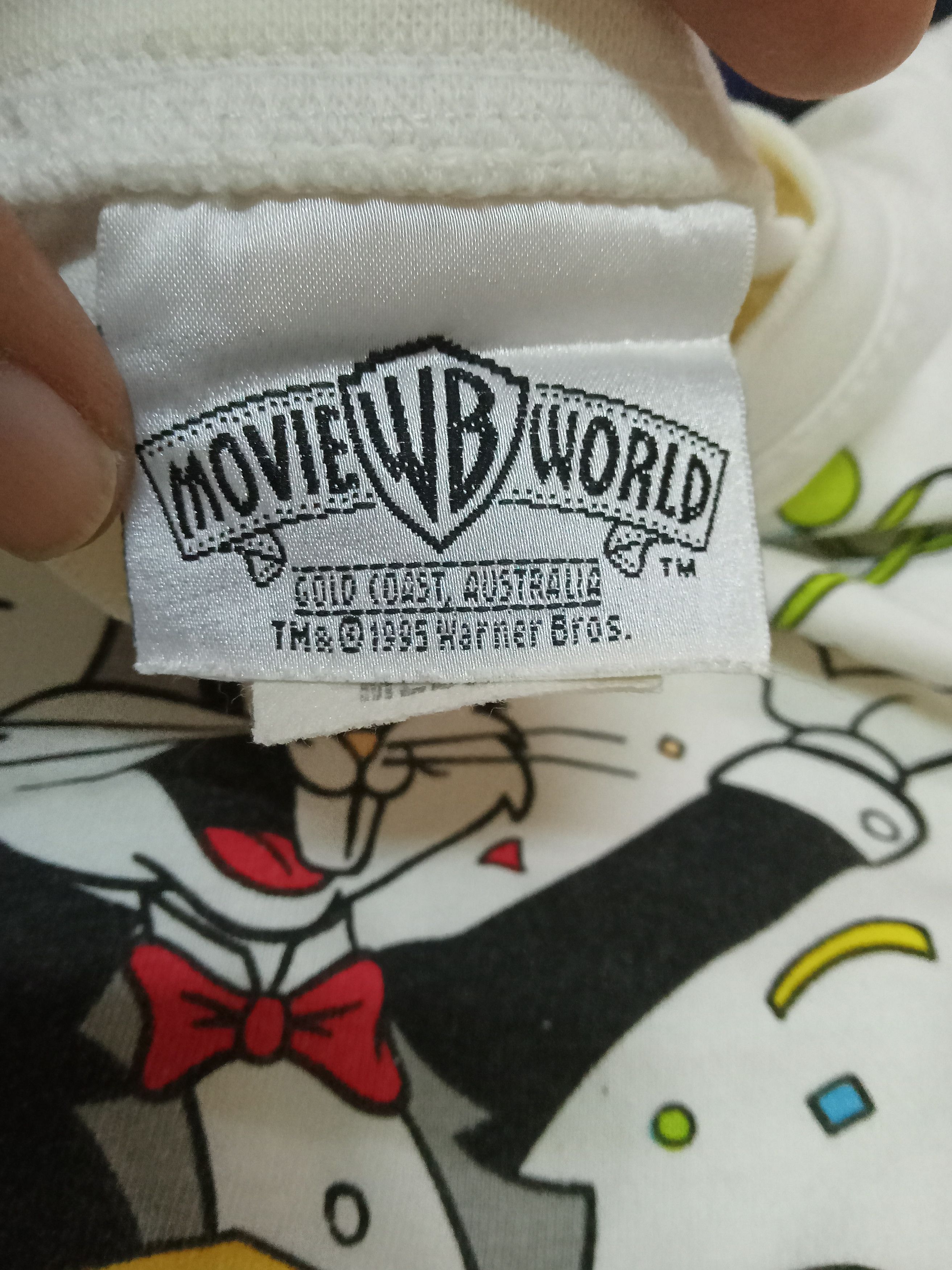 Vintage WB Movie World Bugs Bunny 1992 T Shirt