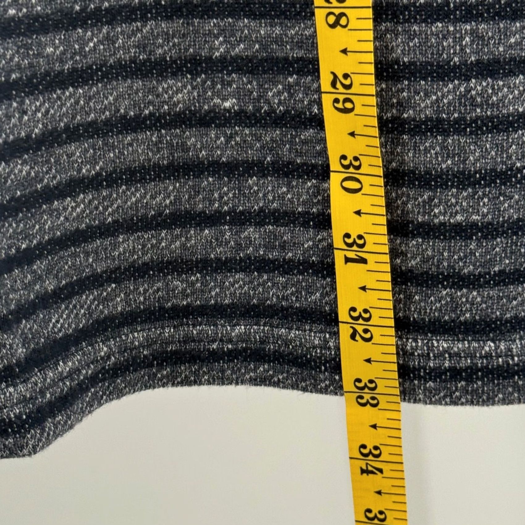 Talbots Talbots Knit Dress Striped Long Sleeve Casual Career Sheath PM Petite Women Gray Knit Dress MP Size M / US 6-8 / IT 42-44 - 4 Thumbnail