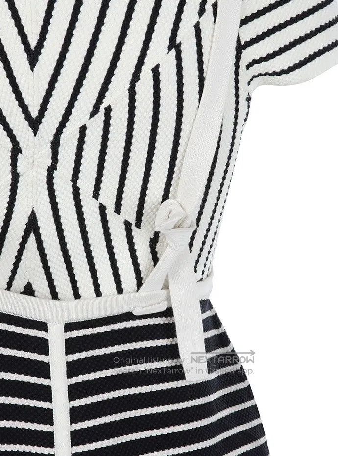 Hermes Hermes Striped Two-Piece Dress Size XS / US 0-2 / IT 36-38 - 5 Thumbnail
