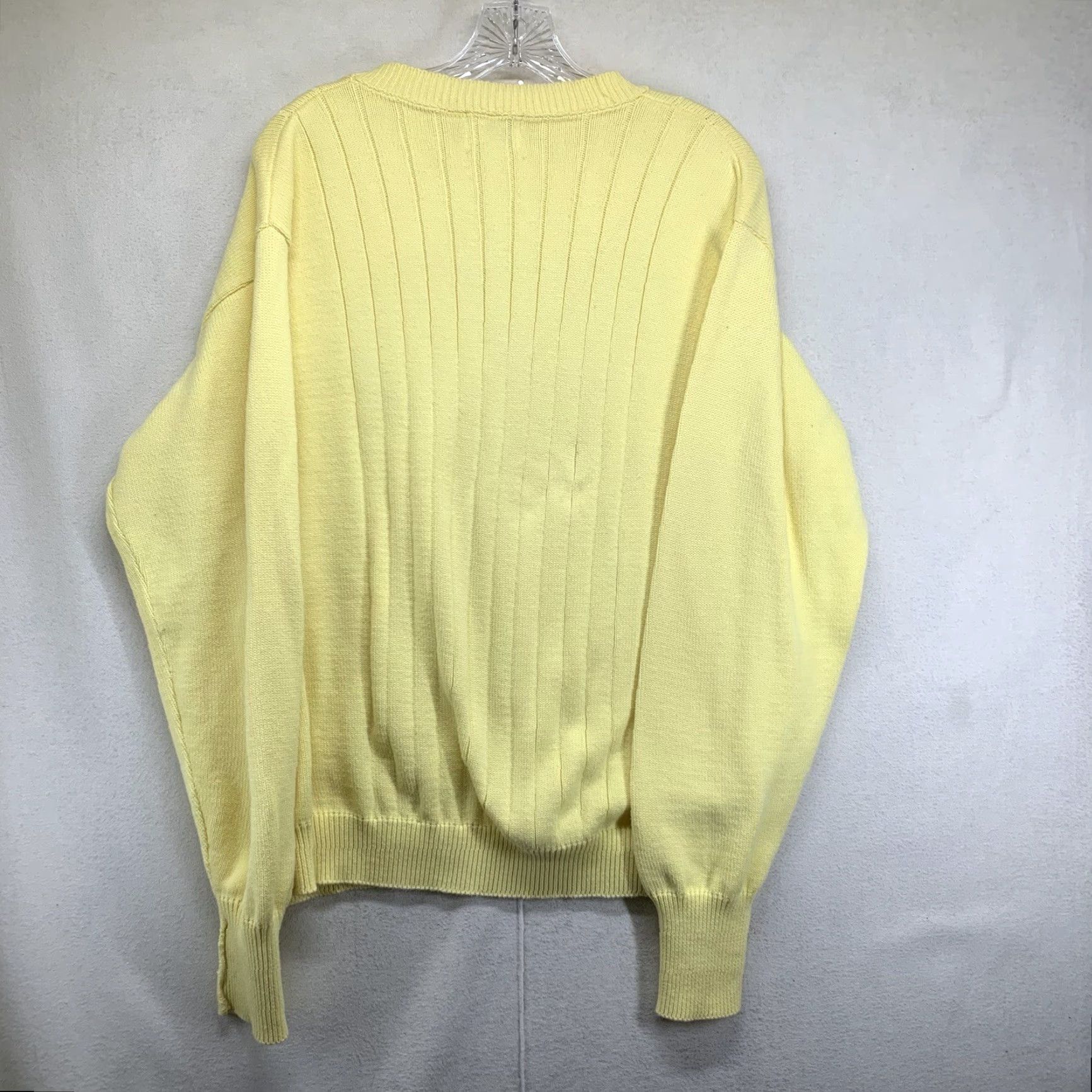 Wilson VINTAGE Wilson Men’s Golf Sweater Pullover Adult Medium Yellow 90s Club Knit All Seasons Size US M / EU 48-50 / 2 - 3 Thumbnail