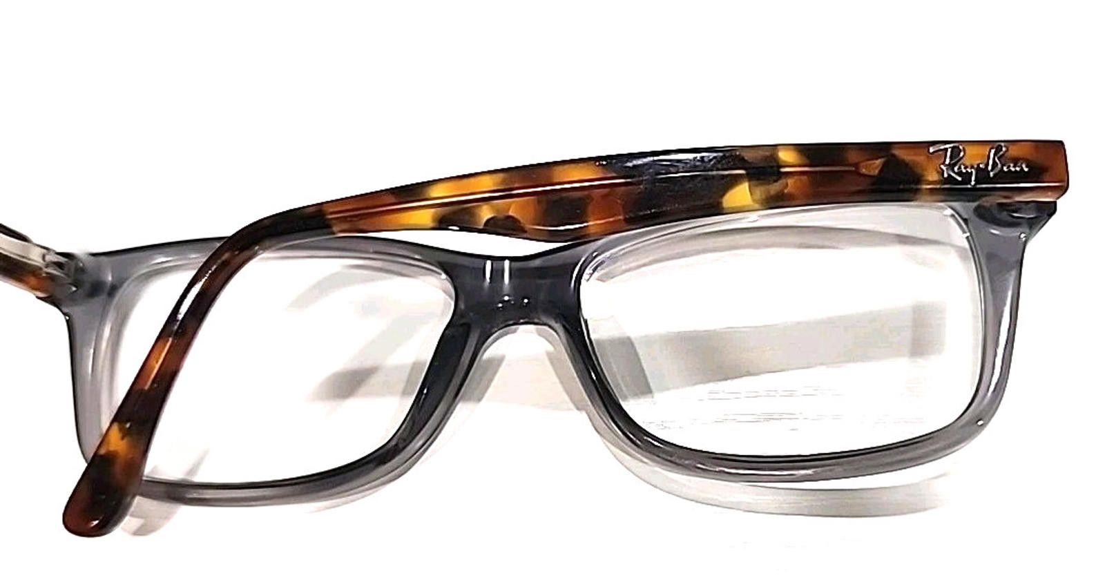 RayBan Ray Ban RB5228 5629 Gray Tortoise Oval Eyeglasses 53/17 140 Size ONE SIZE - 4 Thumbnail