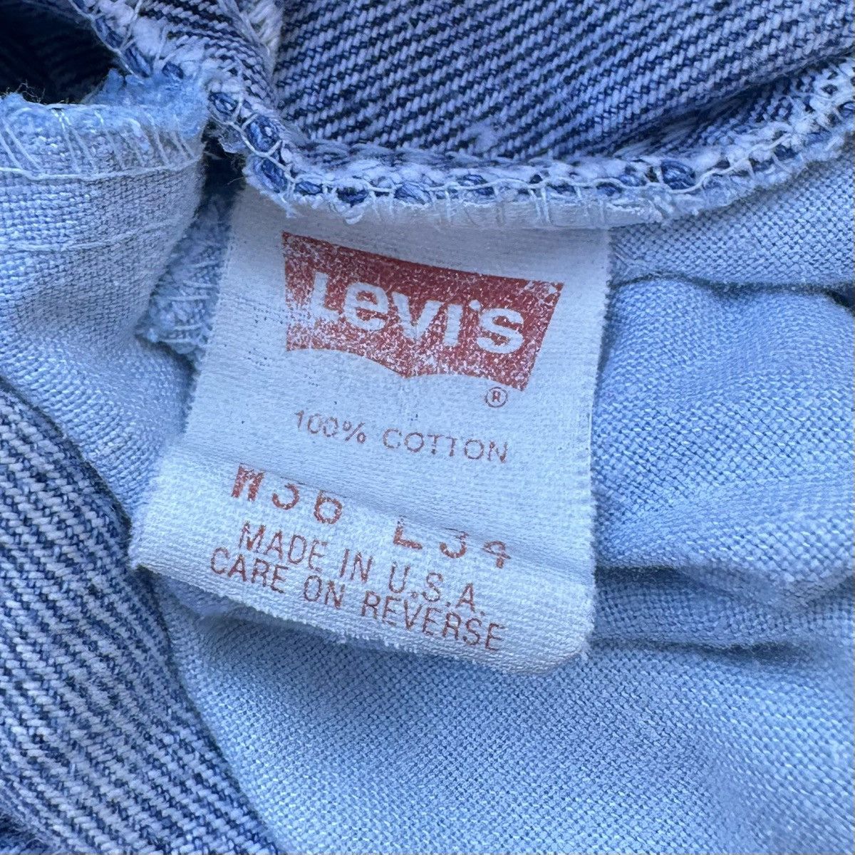 Levi's Vintage Levi’s 550 Orange Tab Jeans Made In USA Stone Wash Size US 34 / EU 50 - 7 Thumbnail
