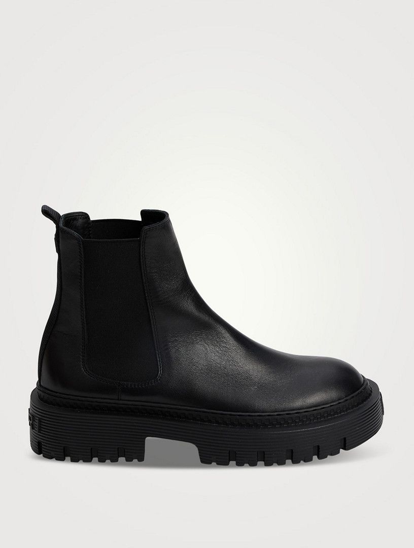 Amiri o1s1wg110126 Leather Jumbo Chelsea Boots in Black Size US 12 / EU 45 - 1 Thumbnail