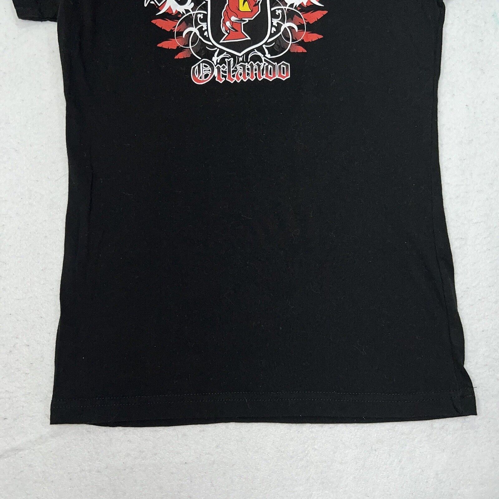 Tultex Orlando Predators Small Arena Football League AFL Black Tee Size S / US 4 / IT 40 - 6 Thumbnail