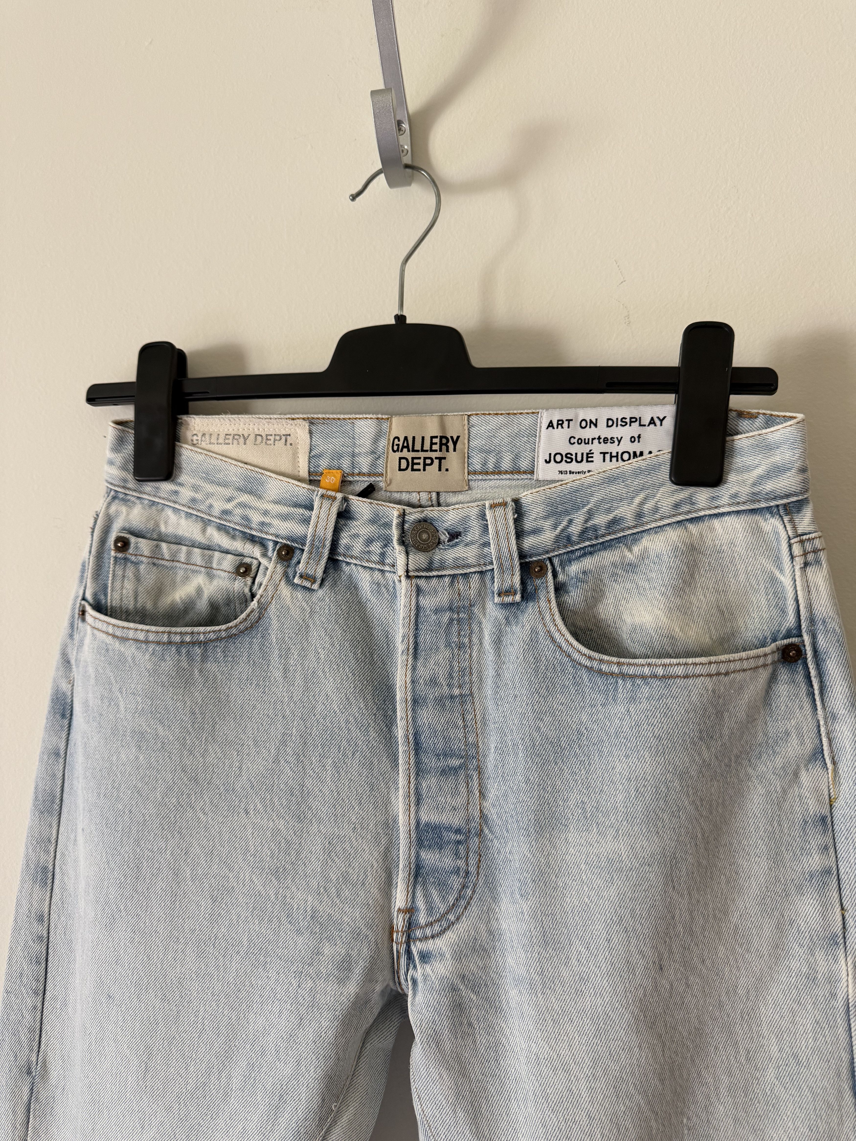Gallery Dept. Gallery Dept. 90210 LA Flare Jeans in Light Wash Blue Size US 30 / EU 46 - 2 Thumbnail
