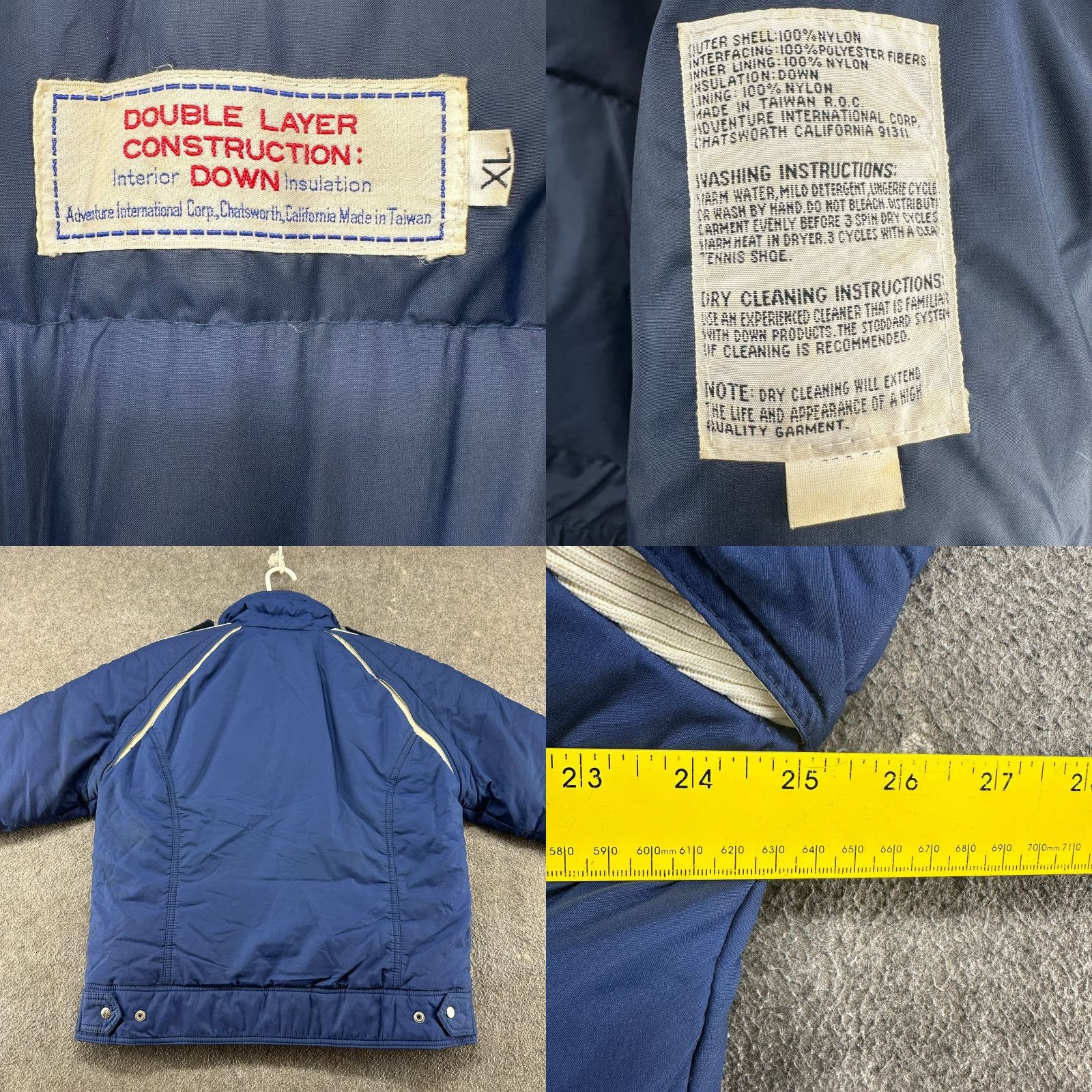 Vintage VINTAGE Powder Gear Jacket Mens XL Blue Parka Puffer Quilted Lined Down 90s Size US XL / EU 56 / 4 - 10 Thumbnail