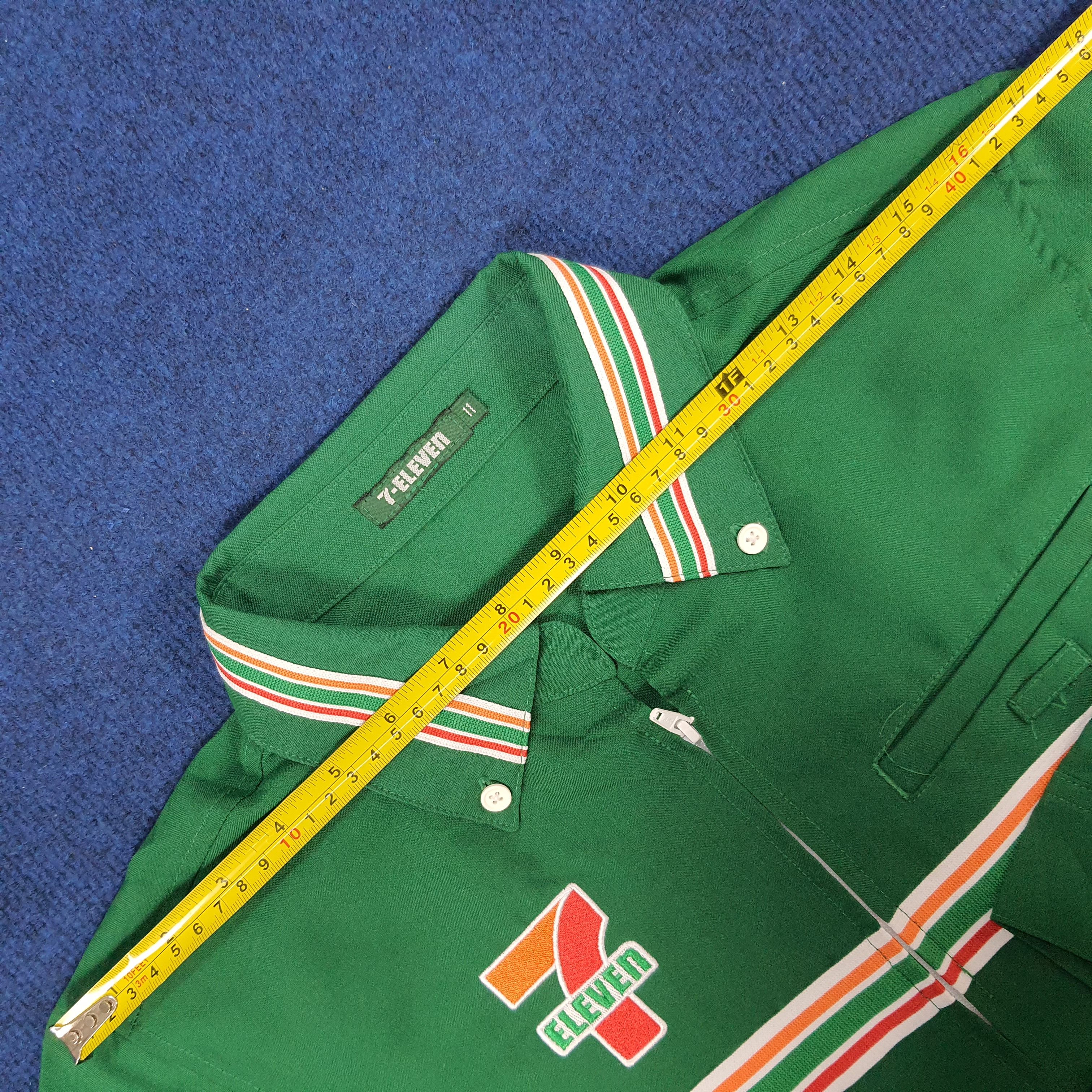 Japanese Brand × Vintage Vintage 7 Eleven Japanese Brand Staff Workwear Uniform Size S / US 4 / IT 40 - 9 Thumbnail