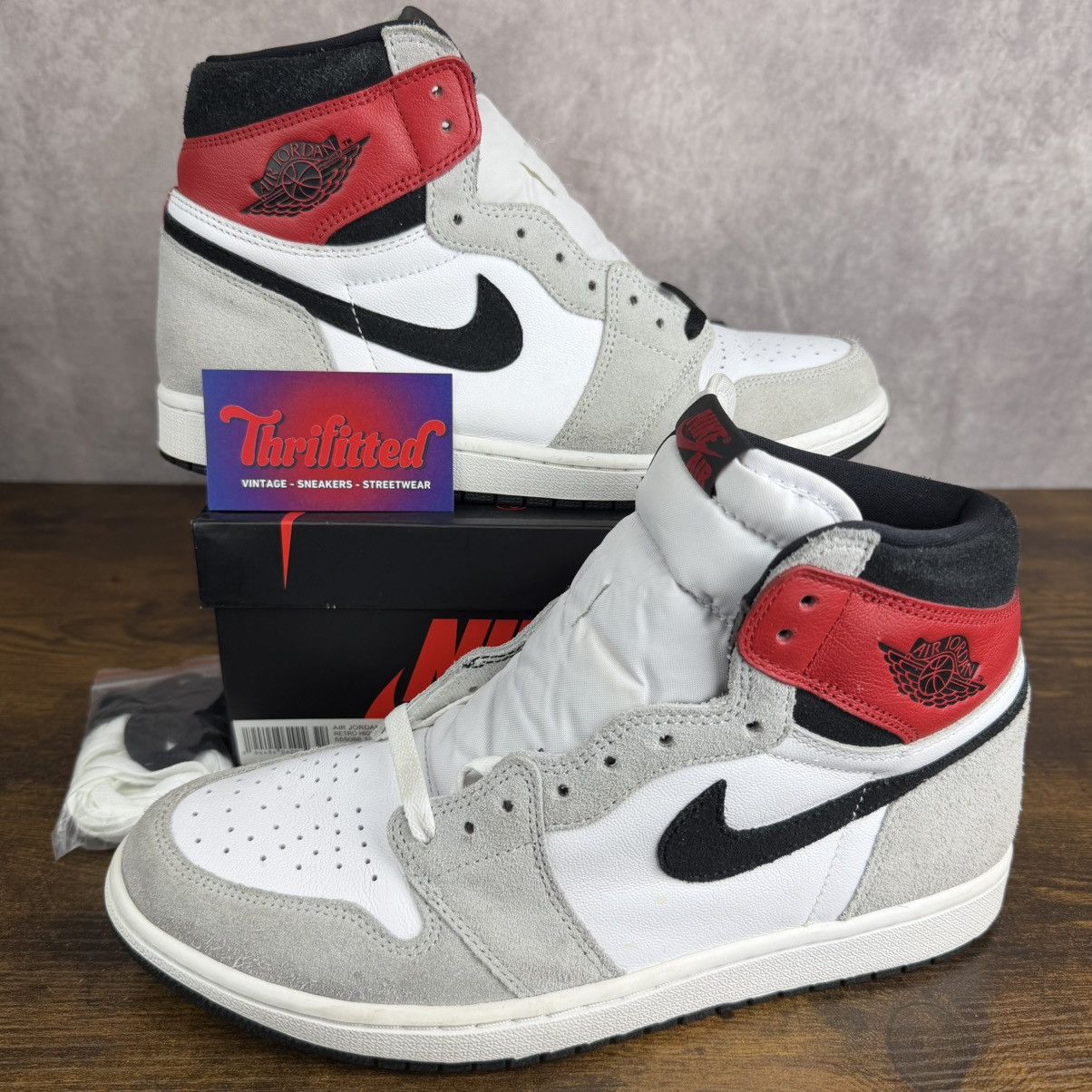 Jordan Brand Air Jordan 1 Retro High Light Smoke Grey Size 11 555088-126 Size US 11 / EU 44 - 1 Thumbnail