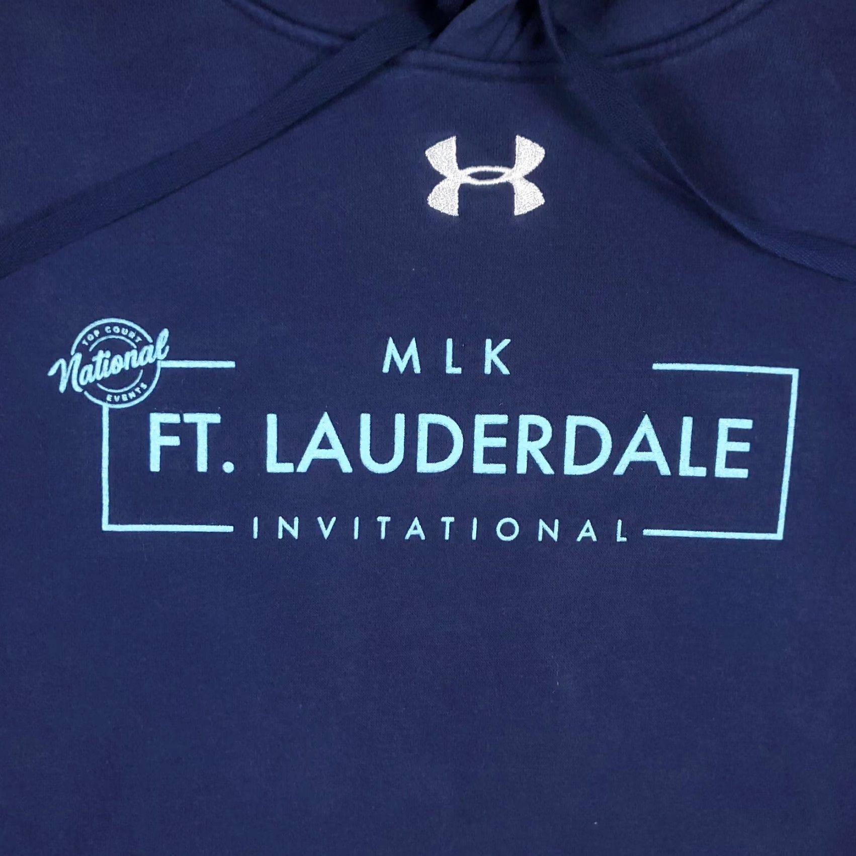 Under Armour Under Armour Hoodie Mens Small Blue Pullover Sweatshirt Mock Neck Long Sleeve Size US S / EU 44-46 / 1 - 2 Thumbnail