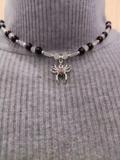 Aviatic Spider Vintage Necklace chain pendent Size ONE SIZE - 2 Thumbnail