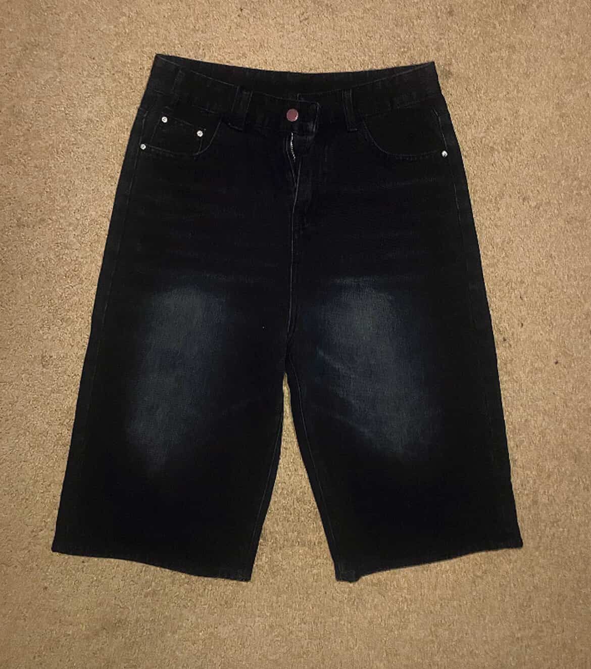 Other Black denim jorts with a relaxed fit Size US 32 / EU 48 - 1 Thumbnail