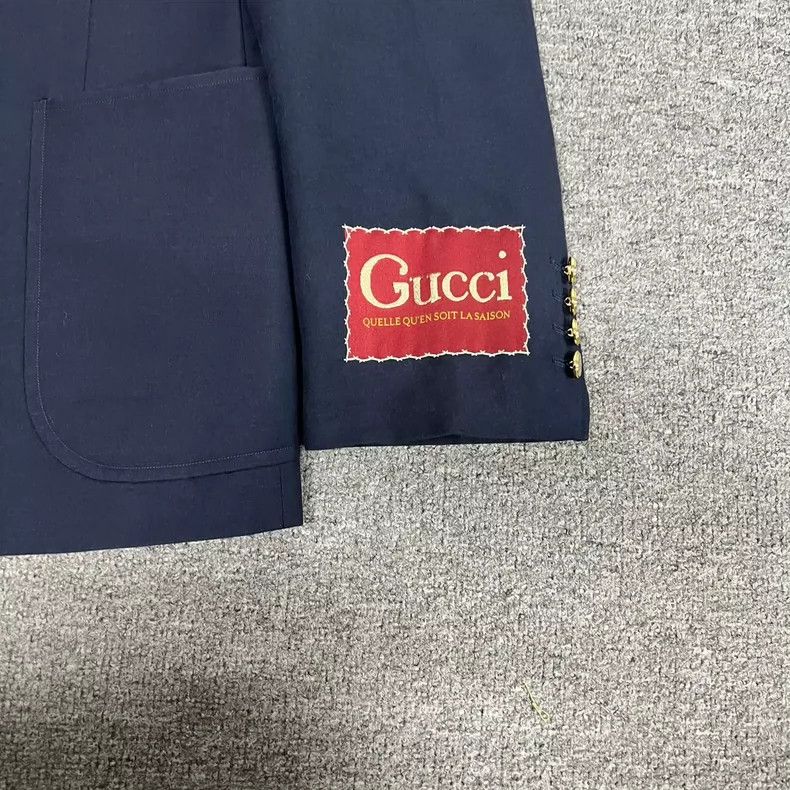 Gucci Gucci Sleeve Logo Suit 2504-Nextarrow Size 52R - 3 Thumbnail