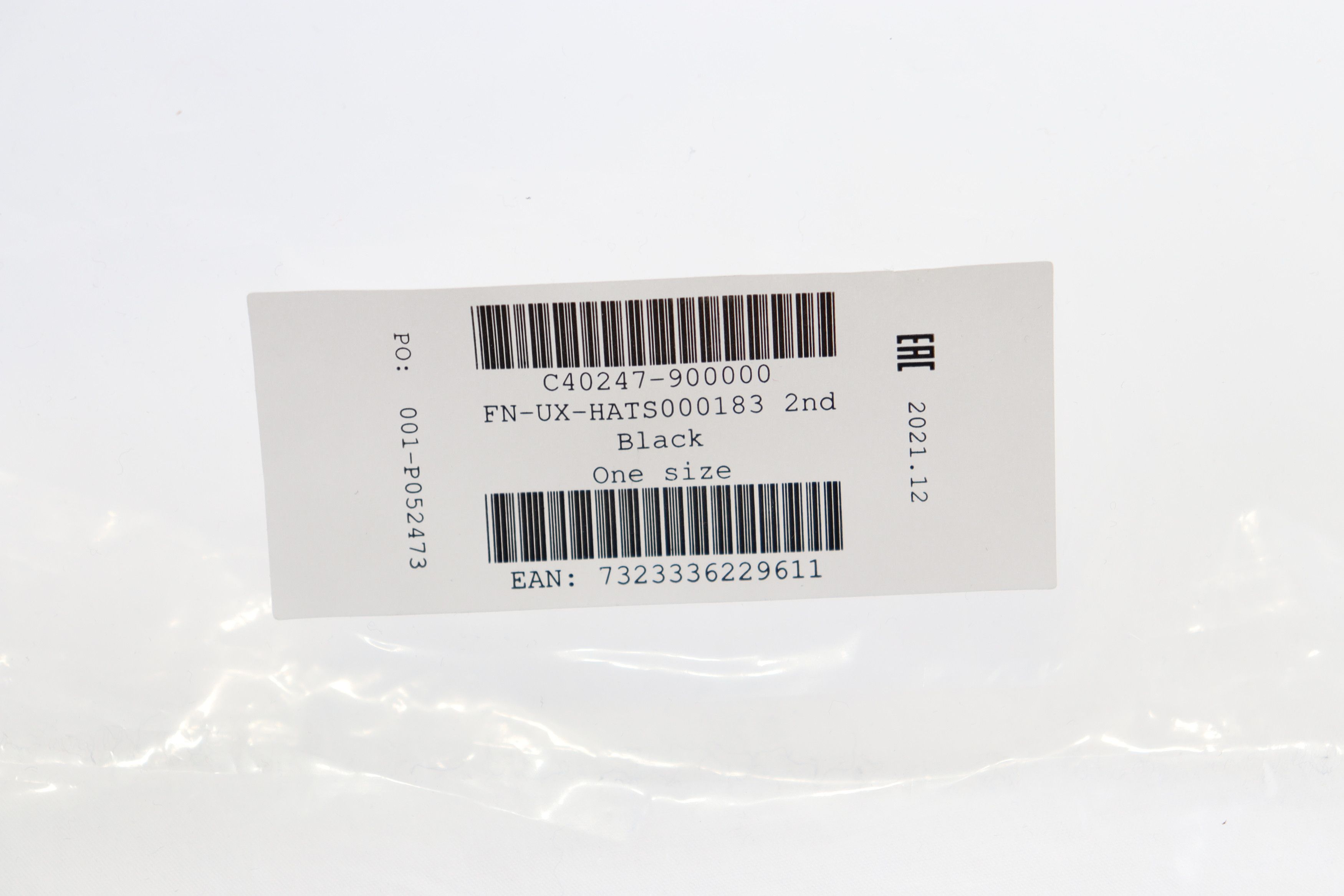Acne Studios o1rshd1 Size: OS / Hat in Black Size ONE SIZE - 9 Thumbnail