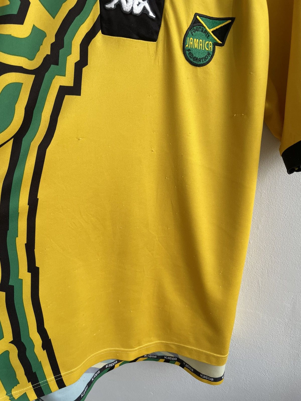 Vintage Jamaica 1998 1999 2000 Home Football Soccer Jersey Shirt VTG Size US XL / EU 56 / 4 - 8 Thumbnail
