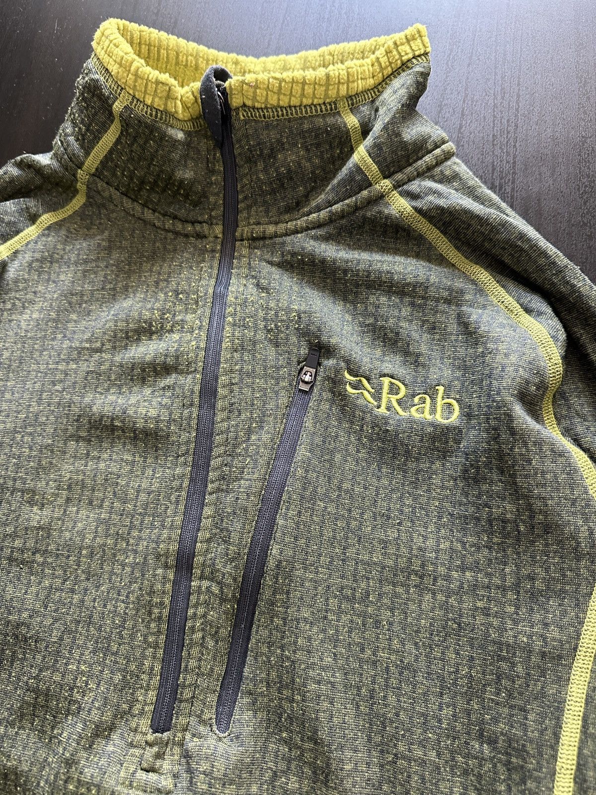 Rab Rab Nucleus Pull-On Grid Fleece Olive Size US M / EU 48-50 / 2 - 3 Thumbnail