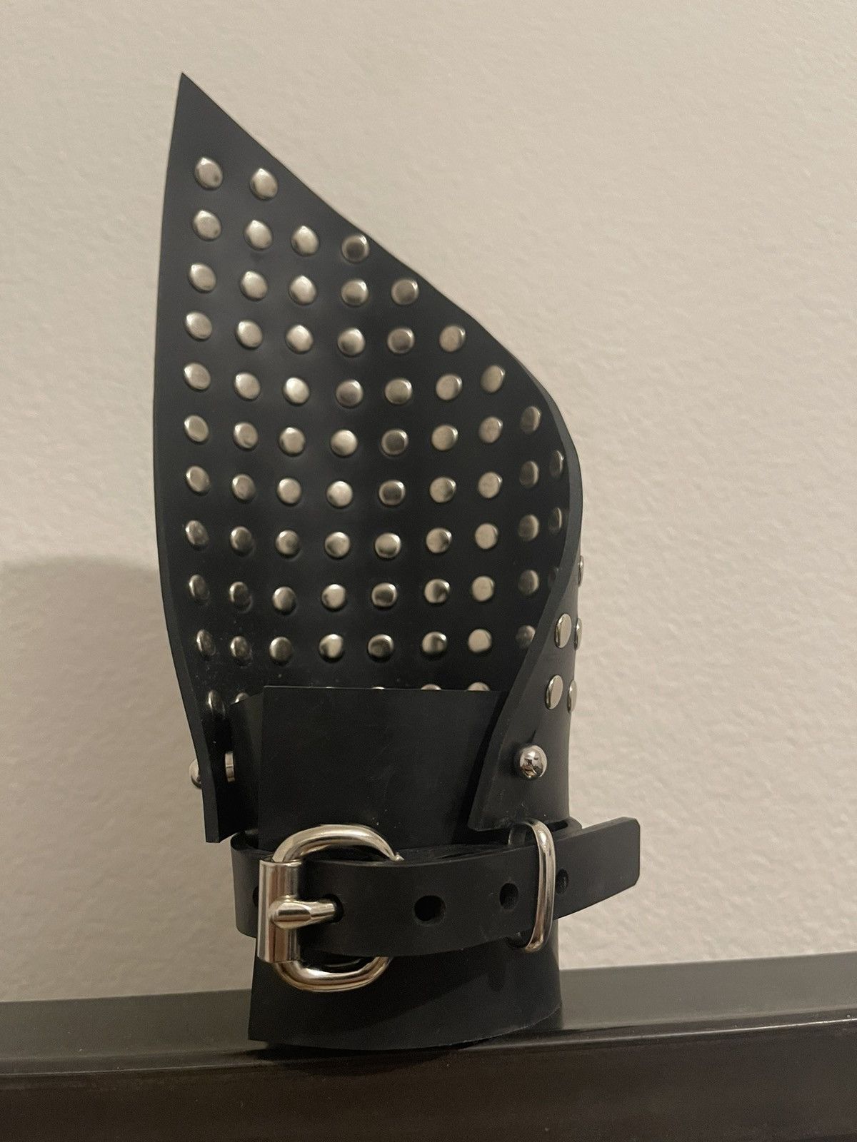Other Ammunition Couture RAGING GLAMOUR Riveted Heavy Rubber Cuff Size ONE SIZE - 3 Thumbnail