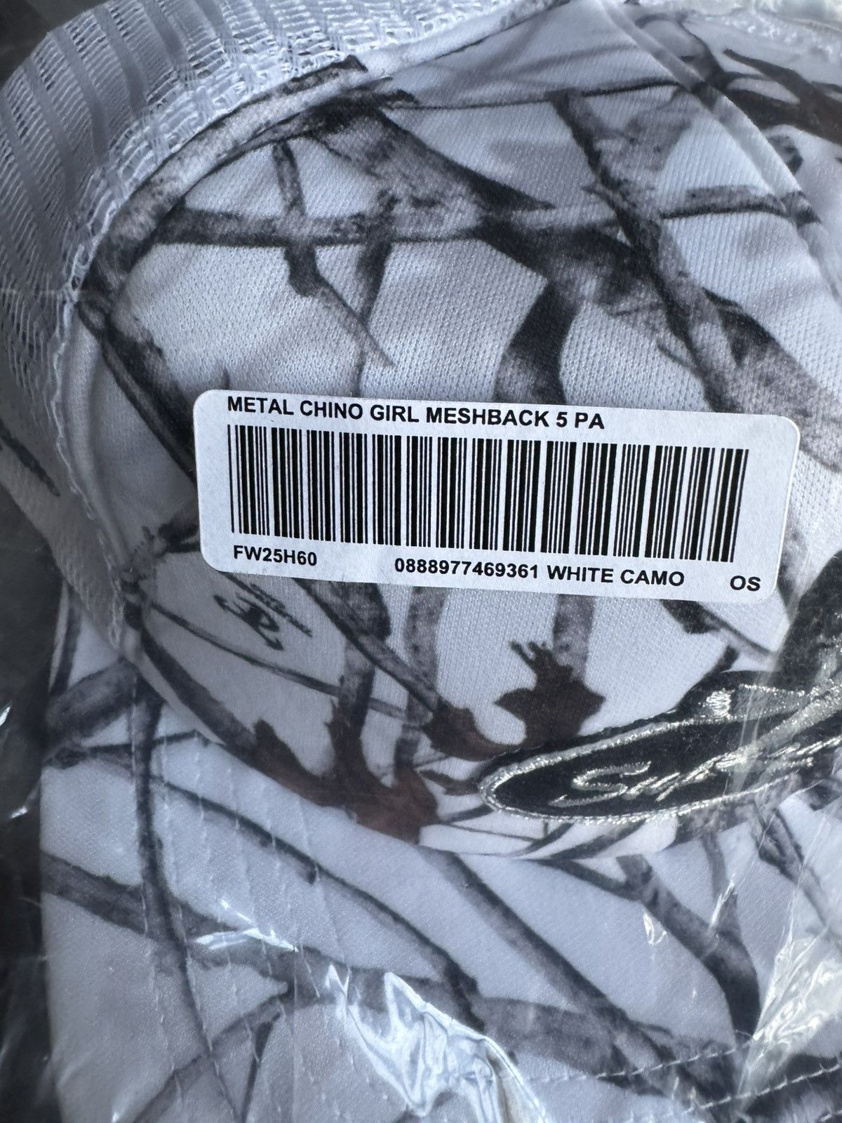 Supreme Supreme Pinup Mesh 5-Panel Trucker Hat TrueTimber White Camo Size ONE SIZE - 8 Thumbnail