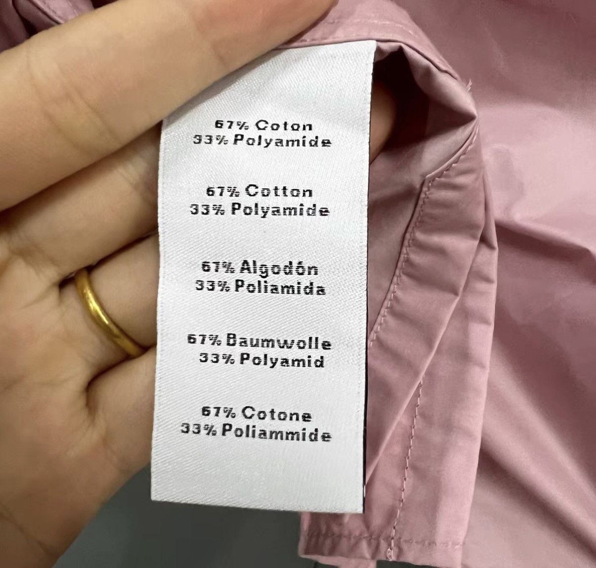 Hermes Hermès Pink Irregular Neckline Windbreaker J41 Size M / US 6-8 / IT 42-44 - 3 Thumbnail