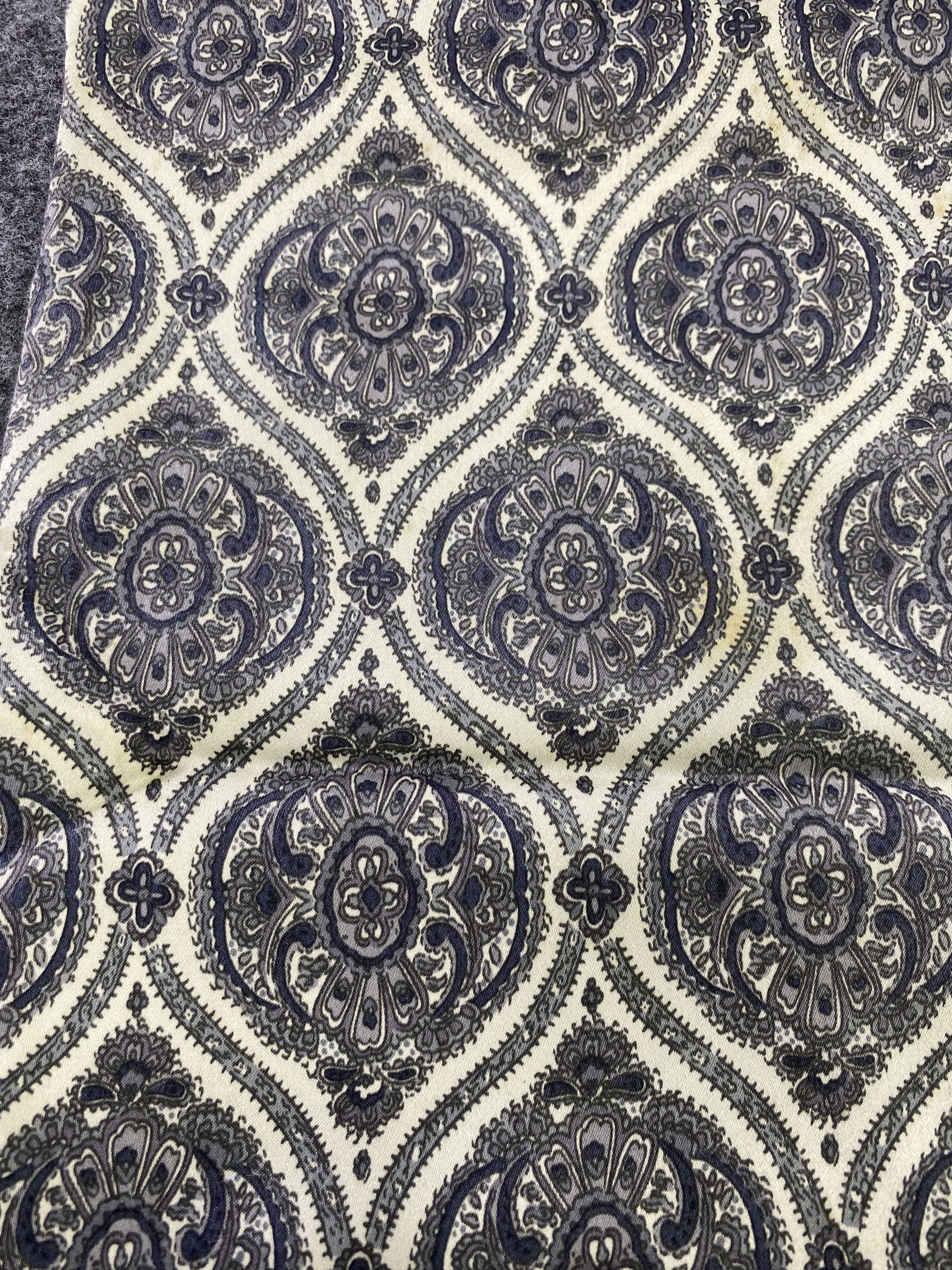 Designer Paislee Silk Wool Scarf / Muffler / Neckwear -T546 Size ONE SIZE - 6 Thumbnail