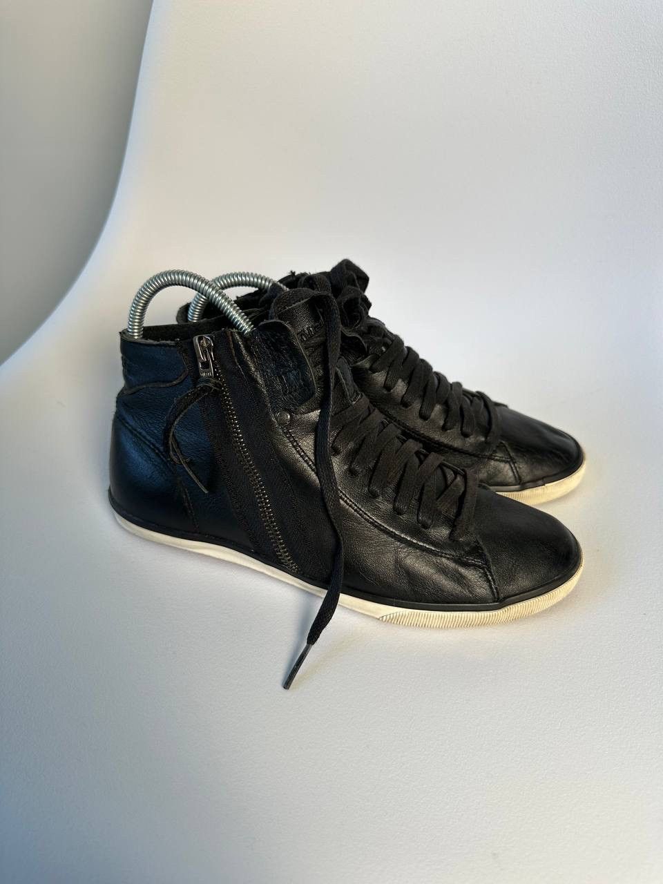 Diesel × Vintage Crazy Leather Diesel Shoes Avant Garde Size US 7 / IT 37 - 3 Thumbnail